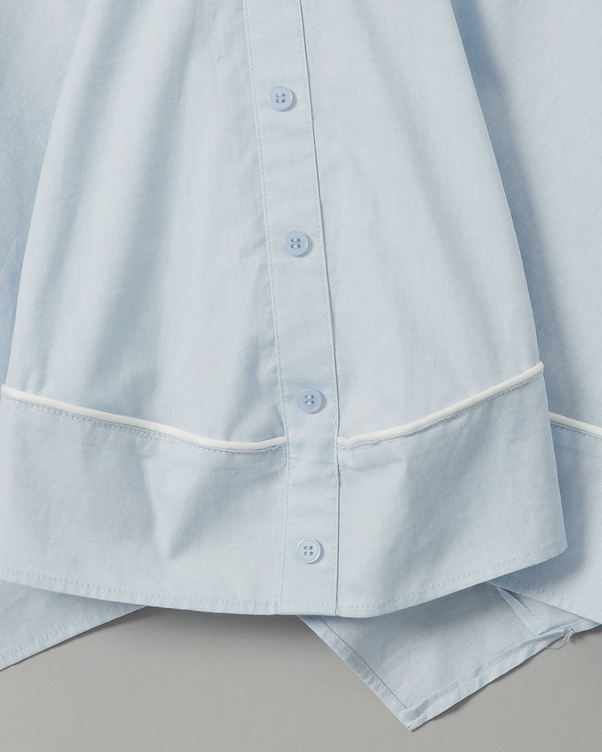 Handkerchief hem tunic (light blue)