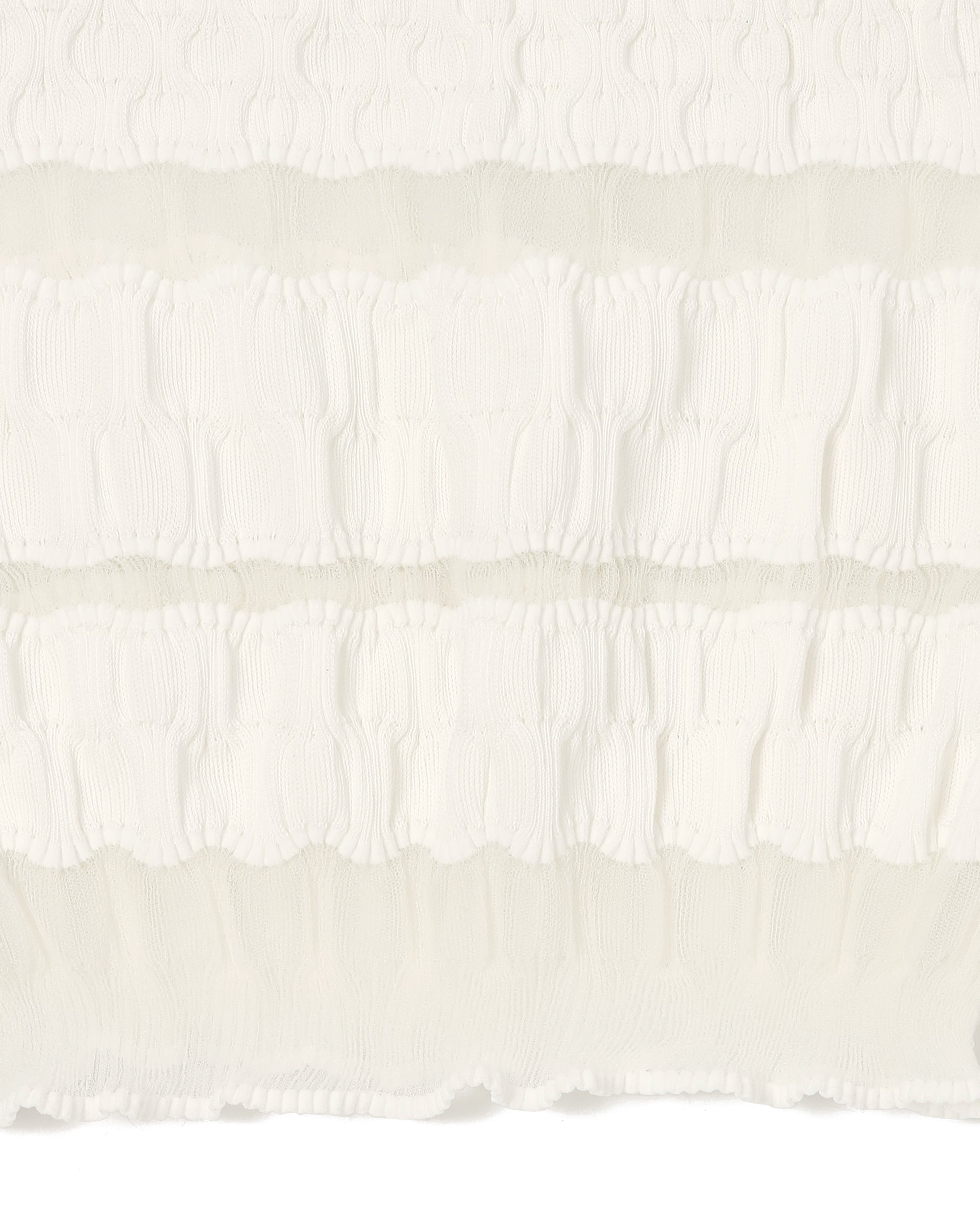 <b>Nadia Wire</b><br>Mini Bubble Skirt / White