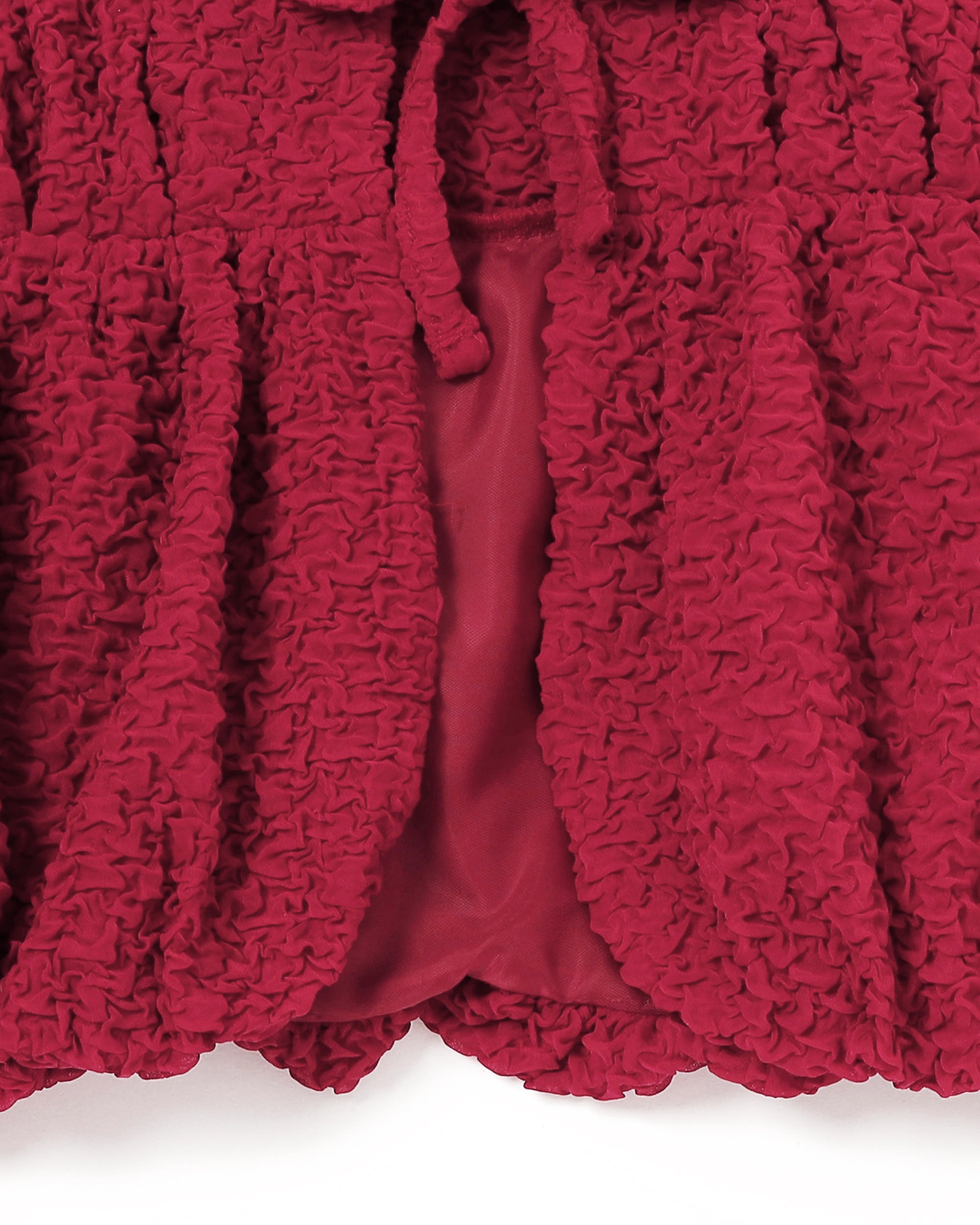 Balloon ribbon cami (red)