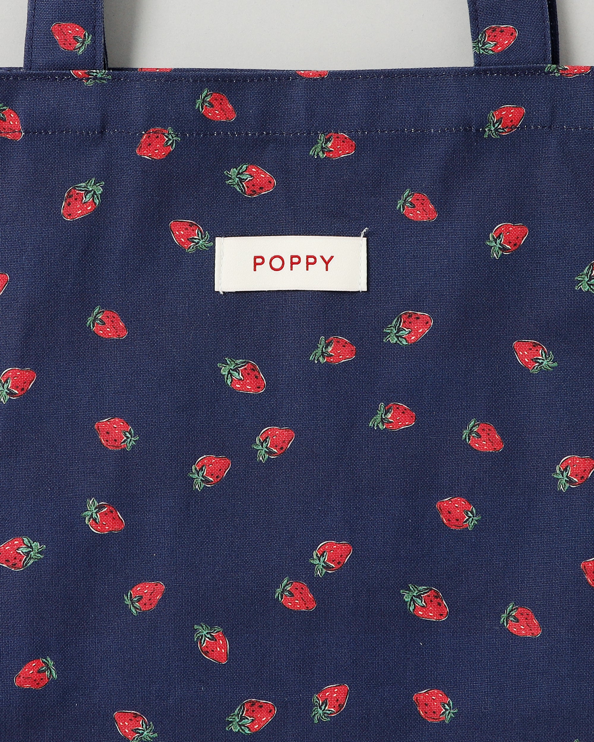 【値下げ】POPPY トートバッグ リボン Poppy 青いリボン柄 トートバッグ あさぎーにょ - メルカリ