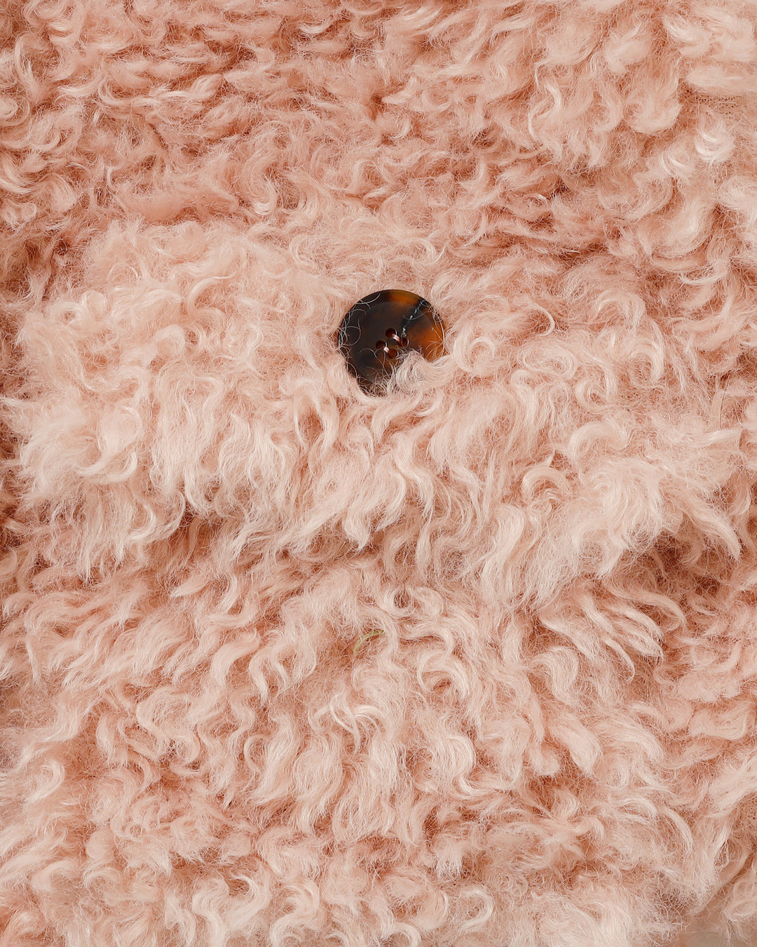 POPPY-Cropped fur jacket (white)