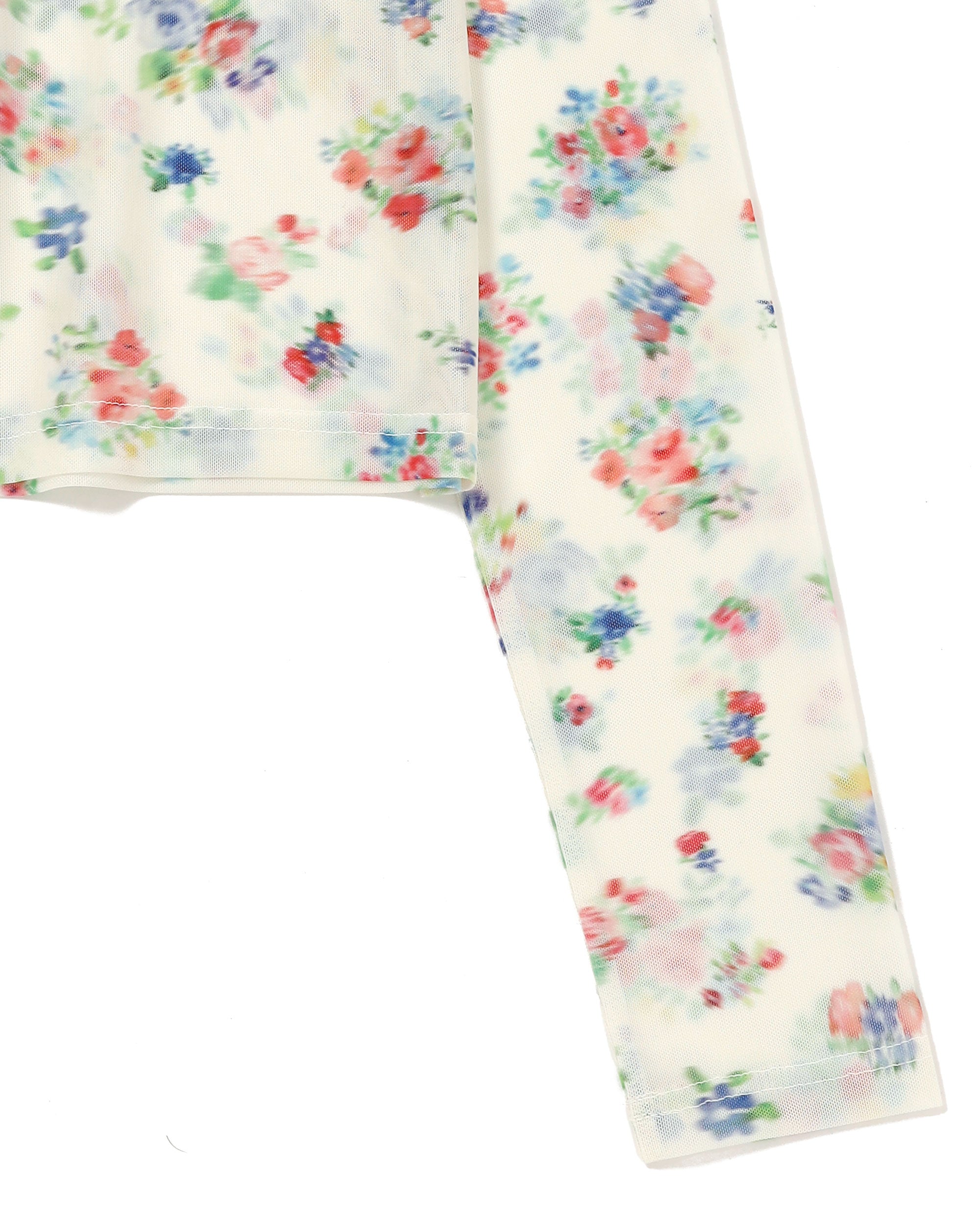 トップス POPPY Floral patterns see-through Floral patterns see-through tops
