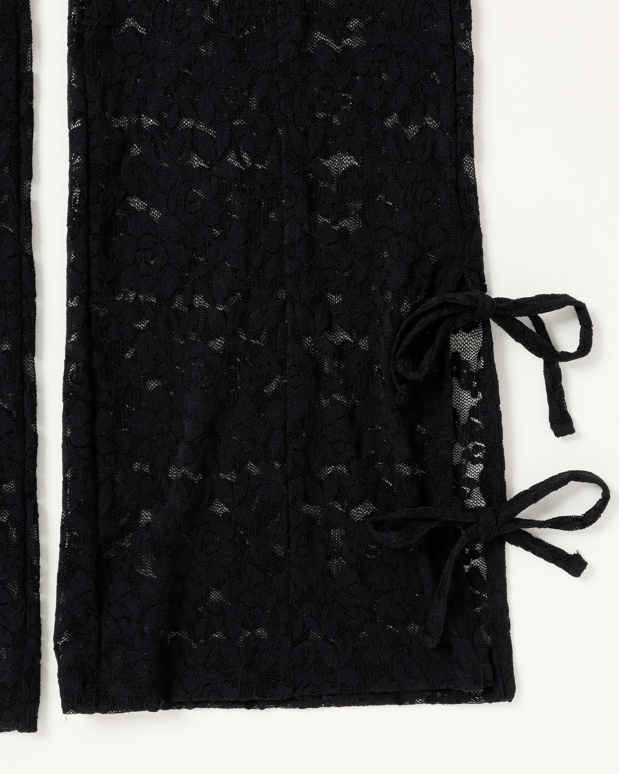 Lace flare pants