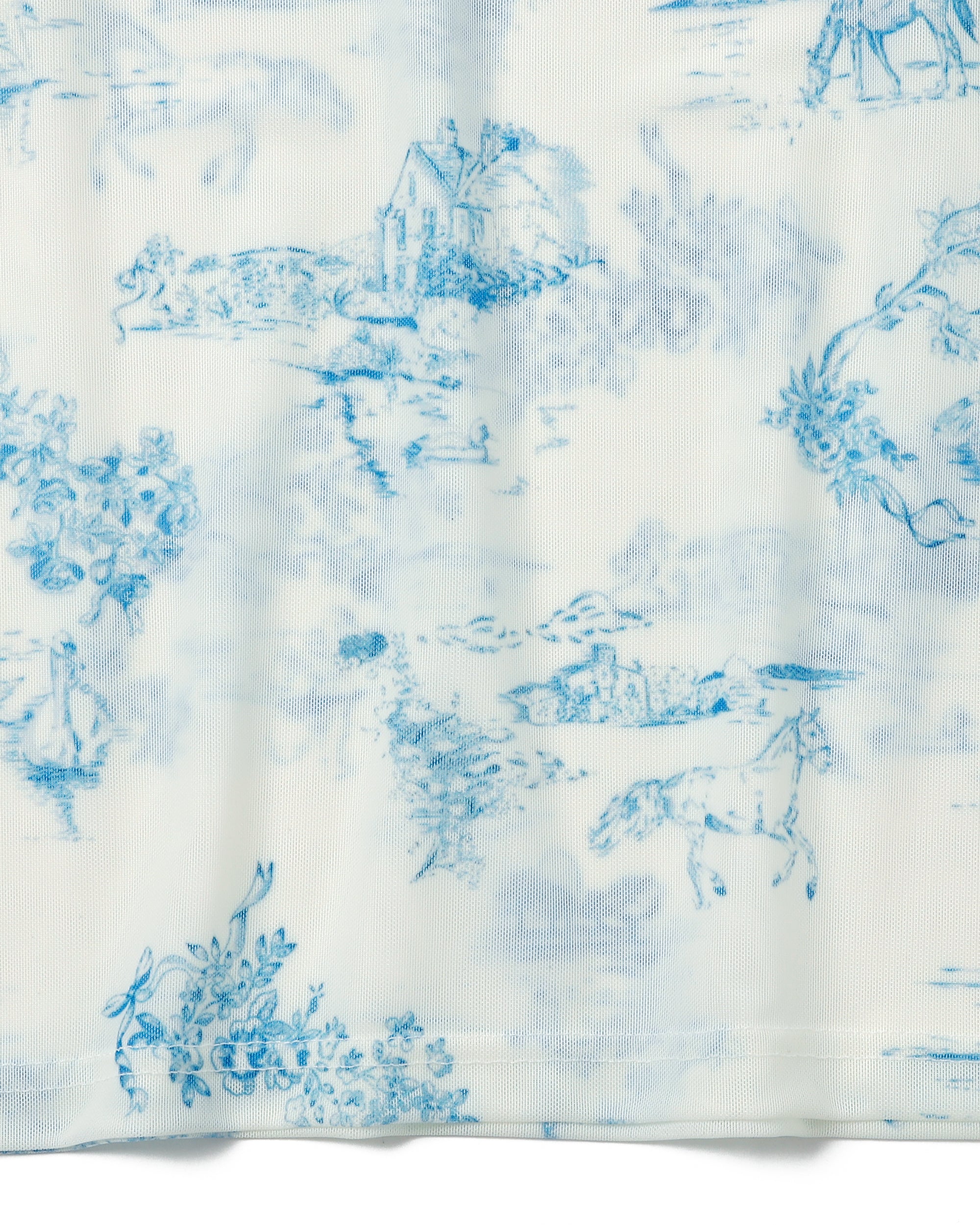 POPPY TOILE DE JOUY SEE-THROUGH TOPS ポピー Toile de Jouy see-through tops (Round neck)