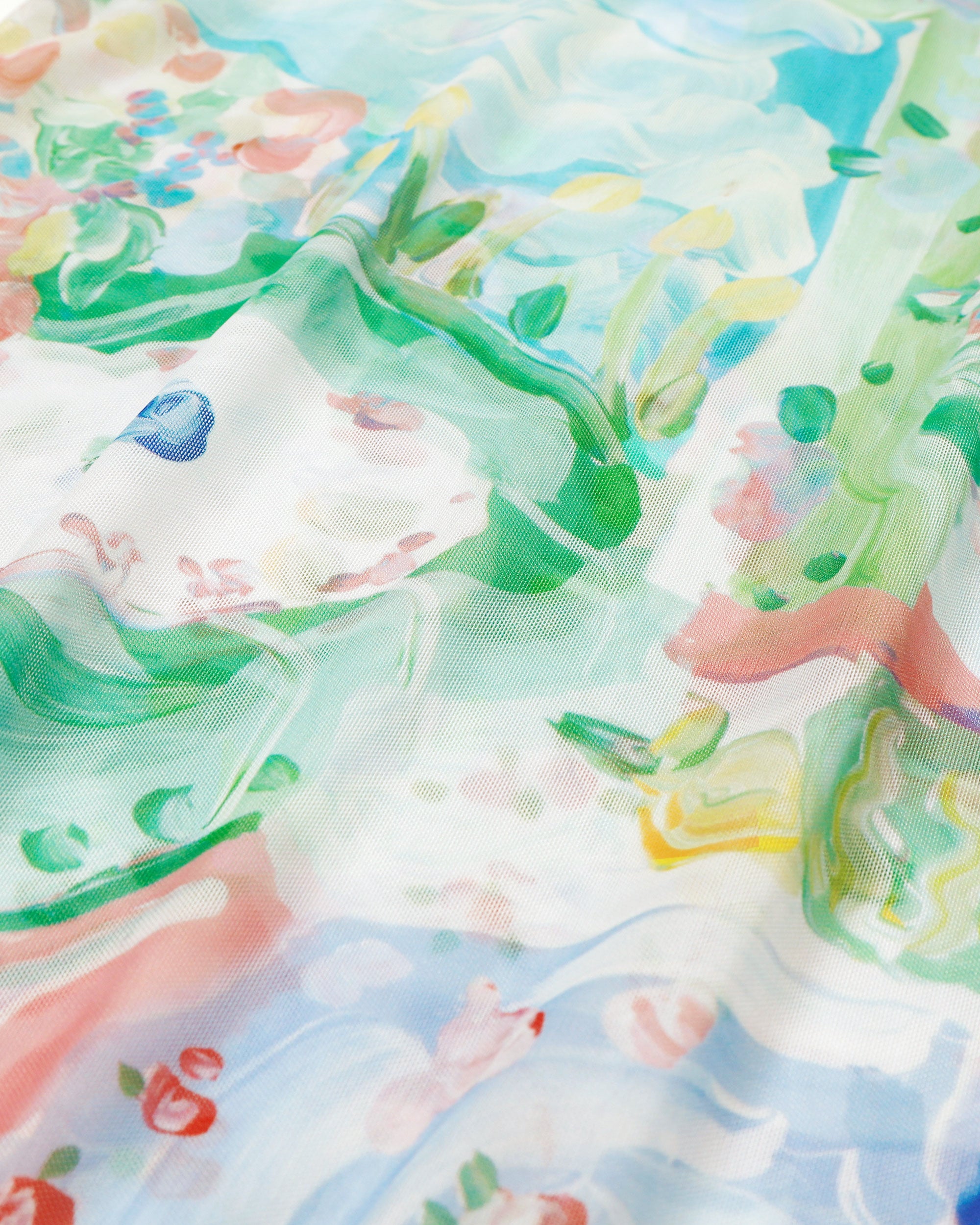 Morning room see-through tops