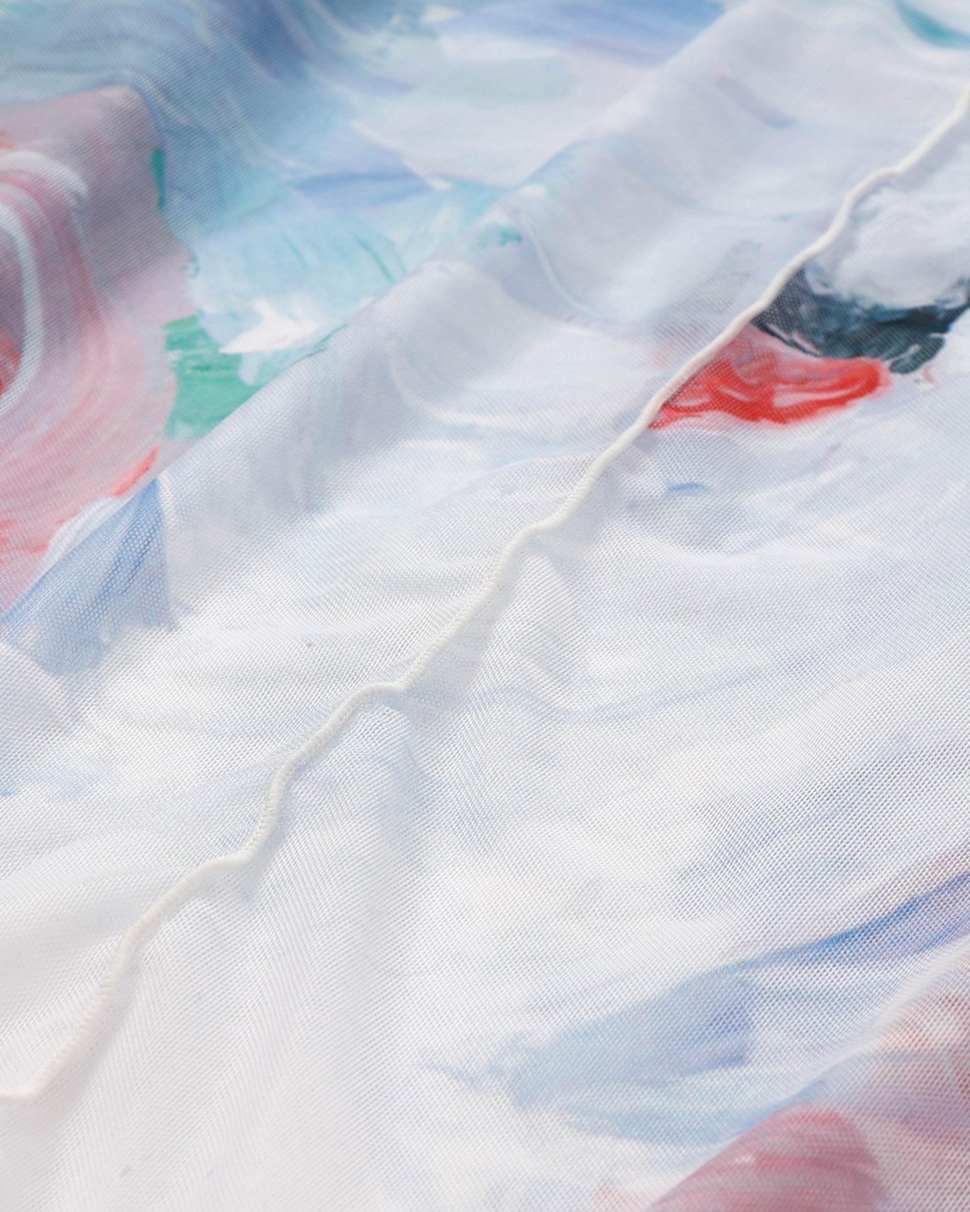 Swan see-through tops (High / Crew neck)