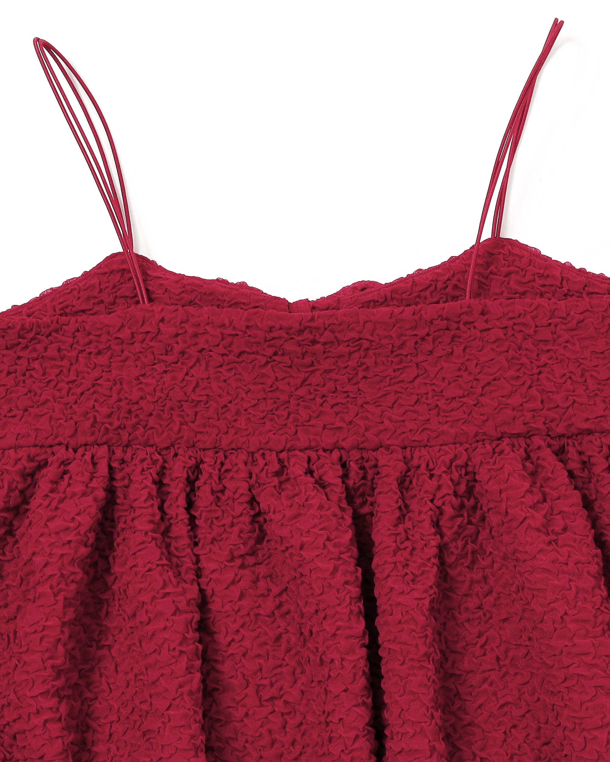 Balloon ribbon cami (red)