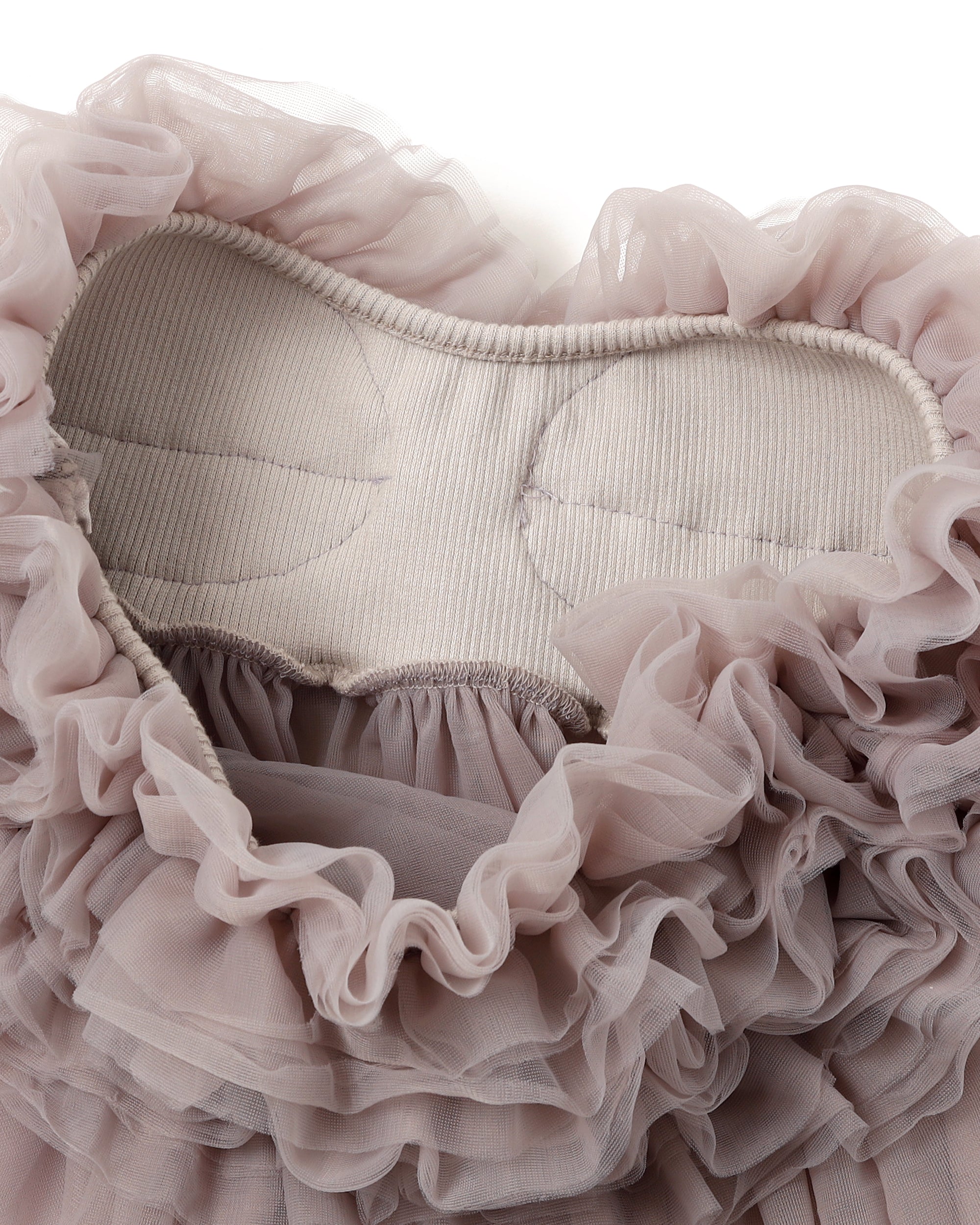 ＊POPPY＊ PEPLUM TULLE BUSTIER (GLAY) PEPLUM TULLE BUSTIER (GRAY)