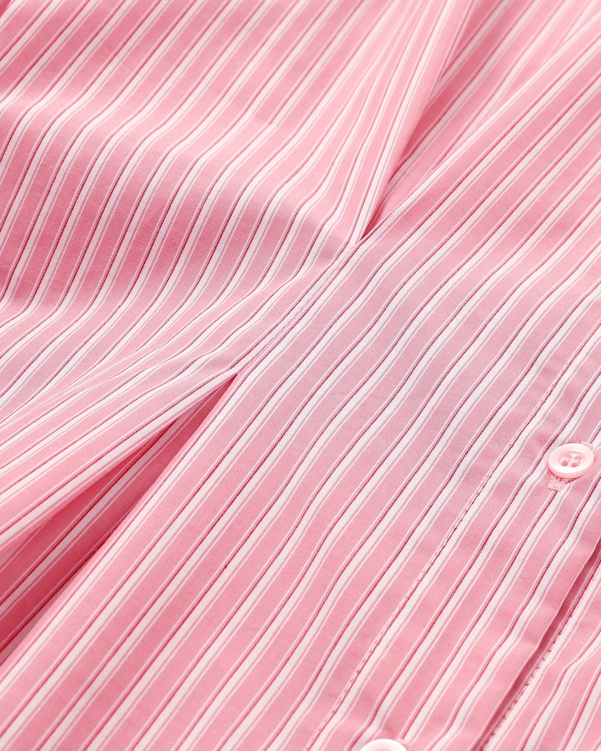 CANDY PUFF STRIPE SHIRT (PINK)
