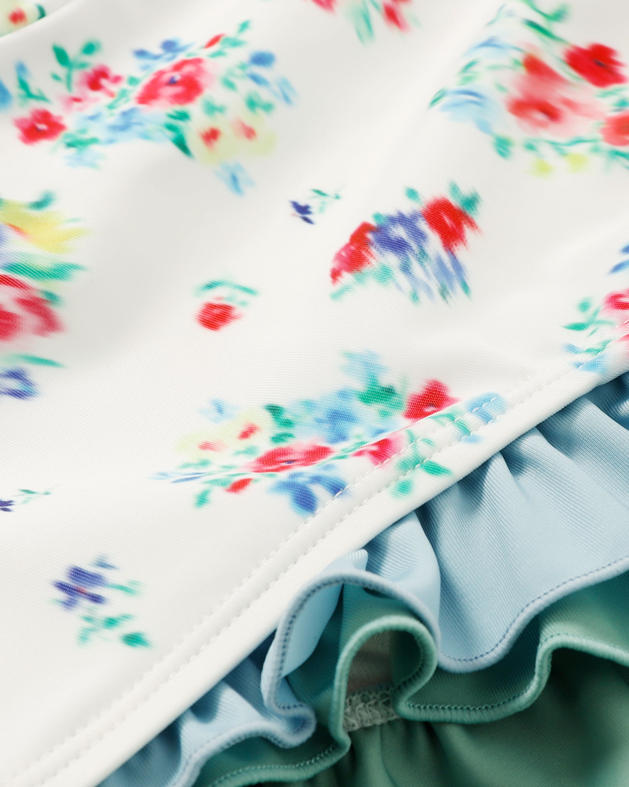 Ribbon cami swim leotard