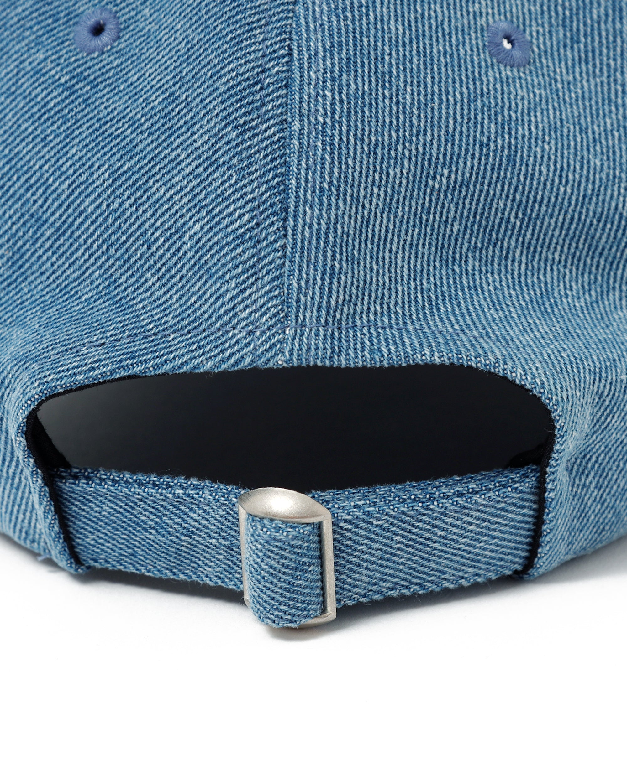 "P" embroidered denim cap