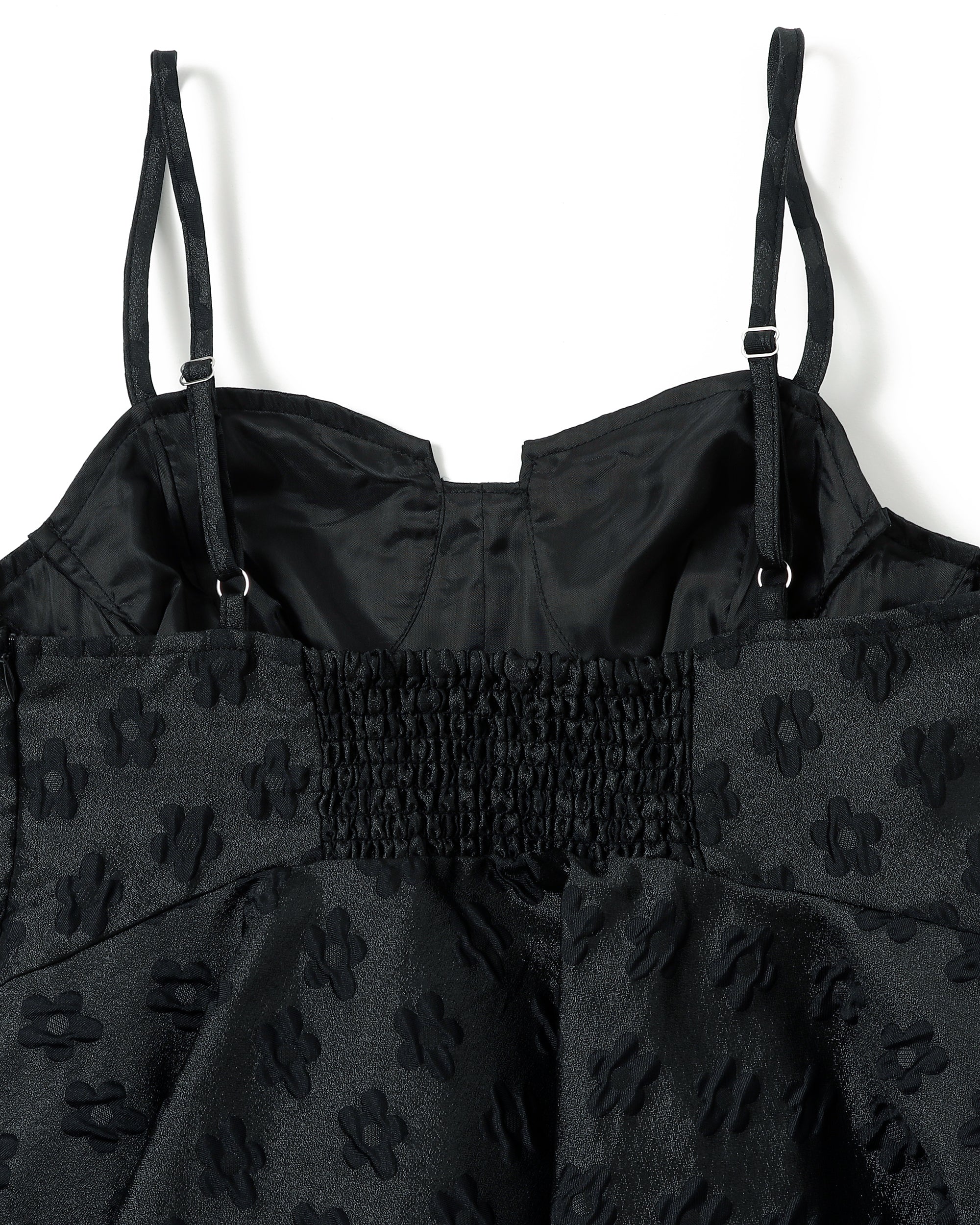 Flower jacquard cami tunic