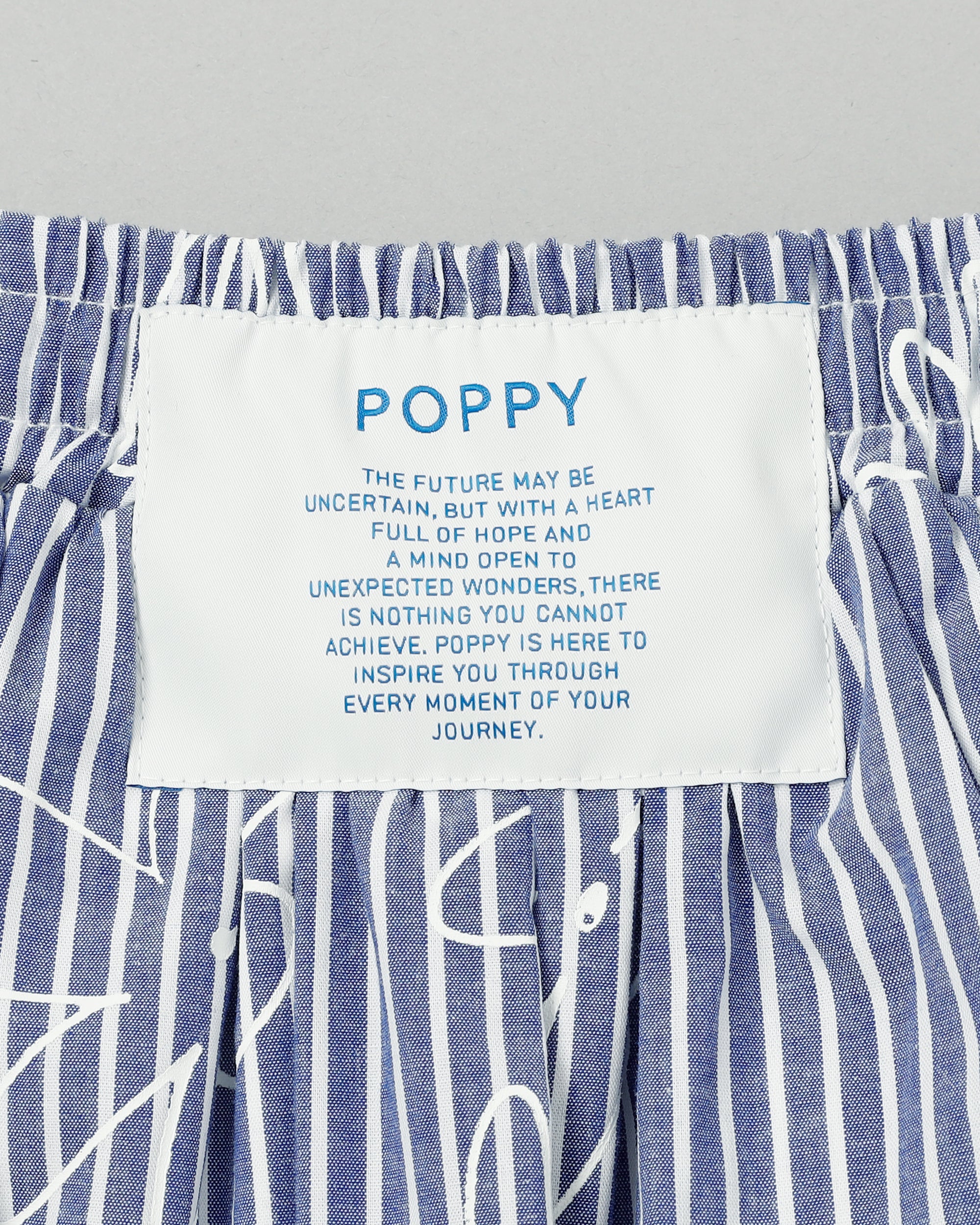 Balloon mini skirt (blue flower)