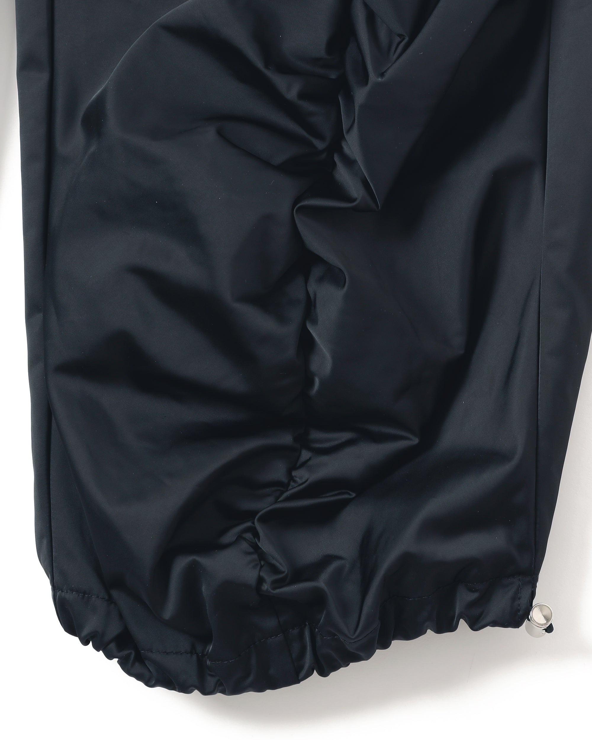 Gather ribbon cargo pants (black)