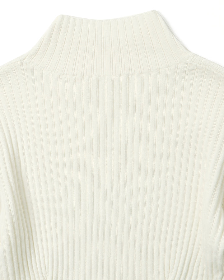 Turtle ribbed top (red / green / white) – POPPY