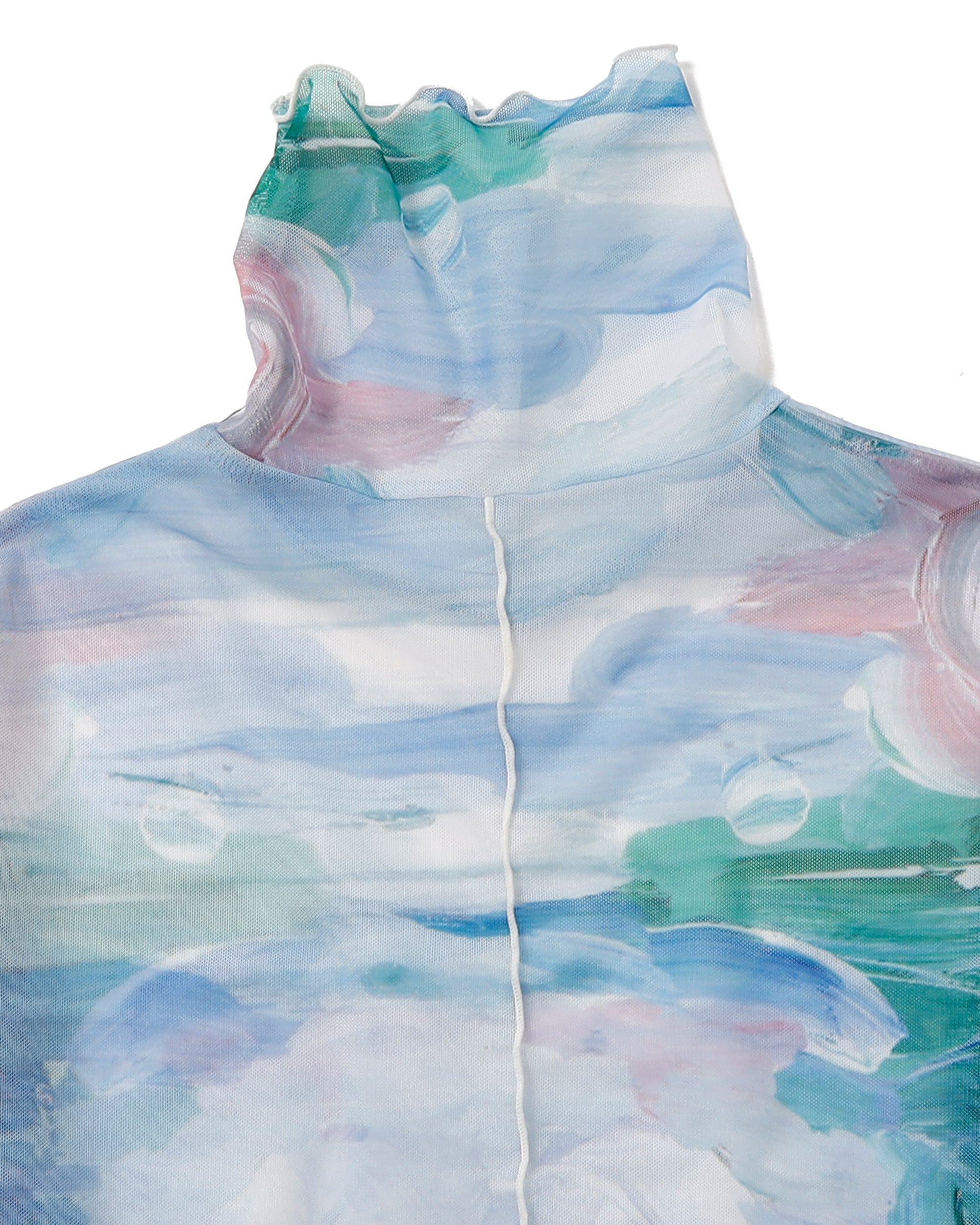 Swan see-through tops (High / Crew neck)