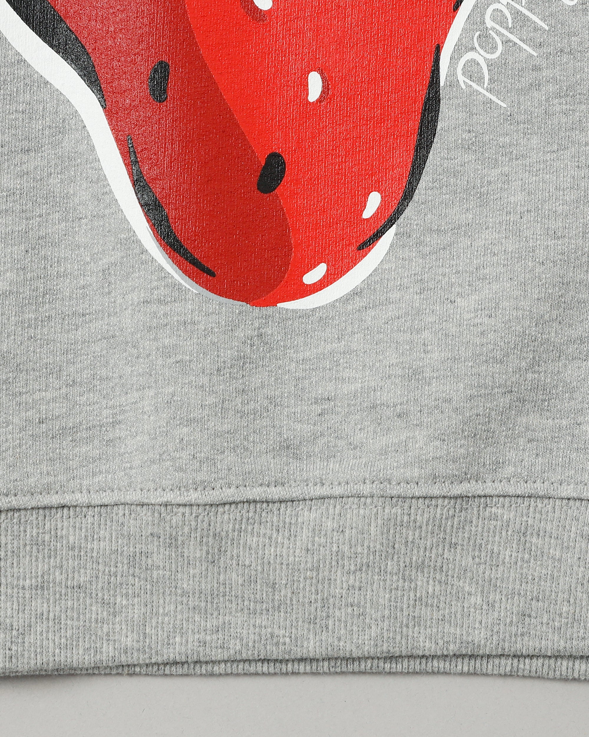 KIDS strawberry printed sweatshirts (Gray)
