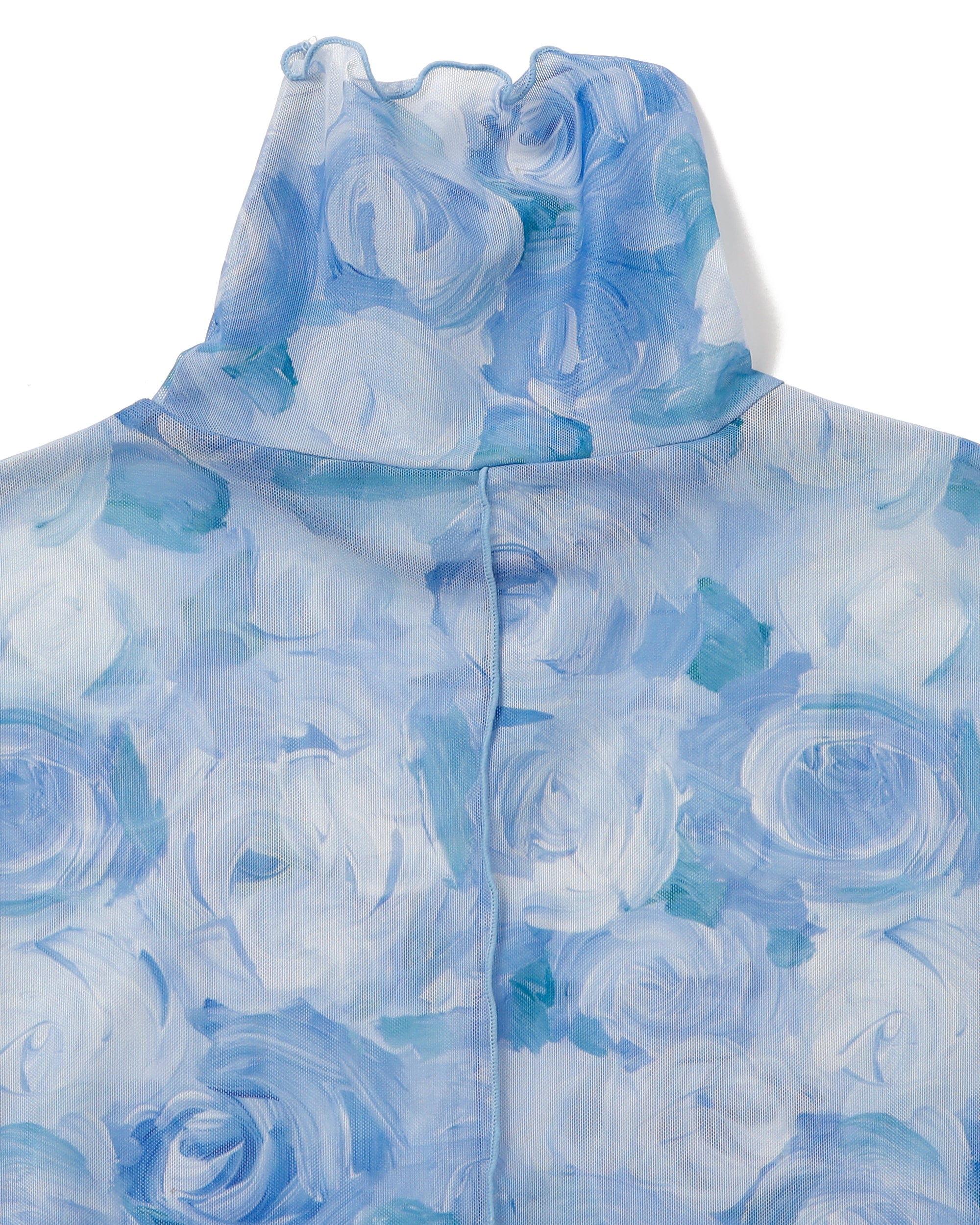 トップス POPPY SEA PARADISE SEE-THROUGH TOPS Sea Paradise see-through tops (high neck)