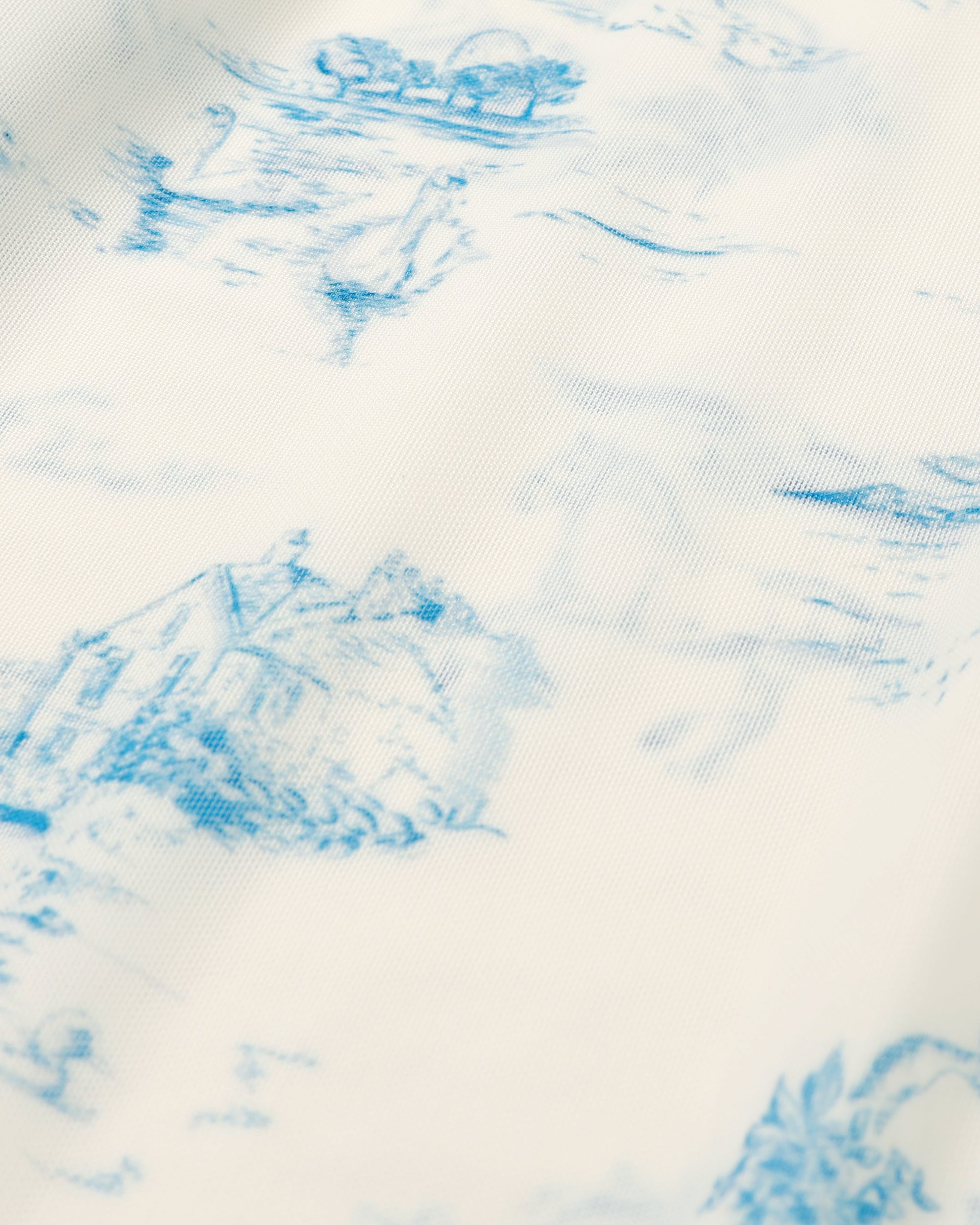 POPPY TOILE DE JOUY SEE-THROUGH TOPS ポピー Toile de Jouy see-through tops (Round neck)