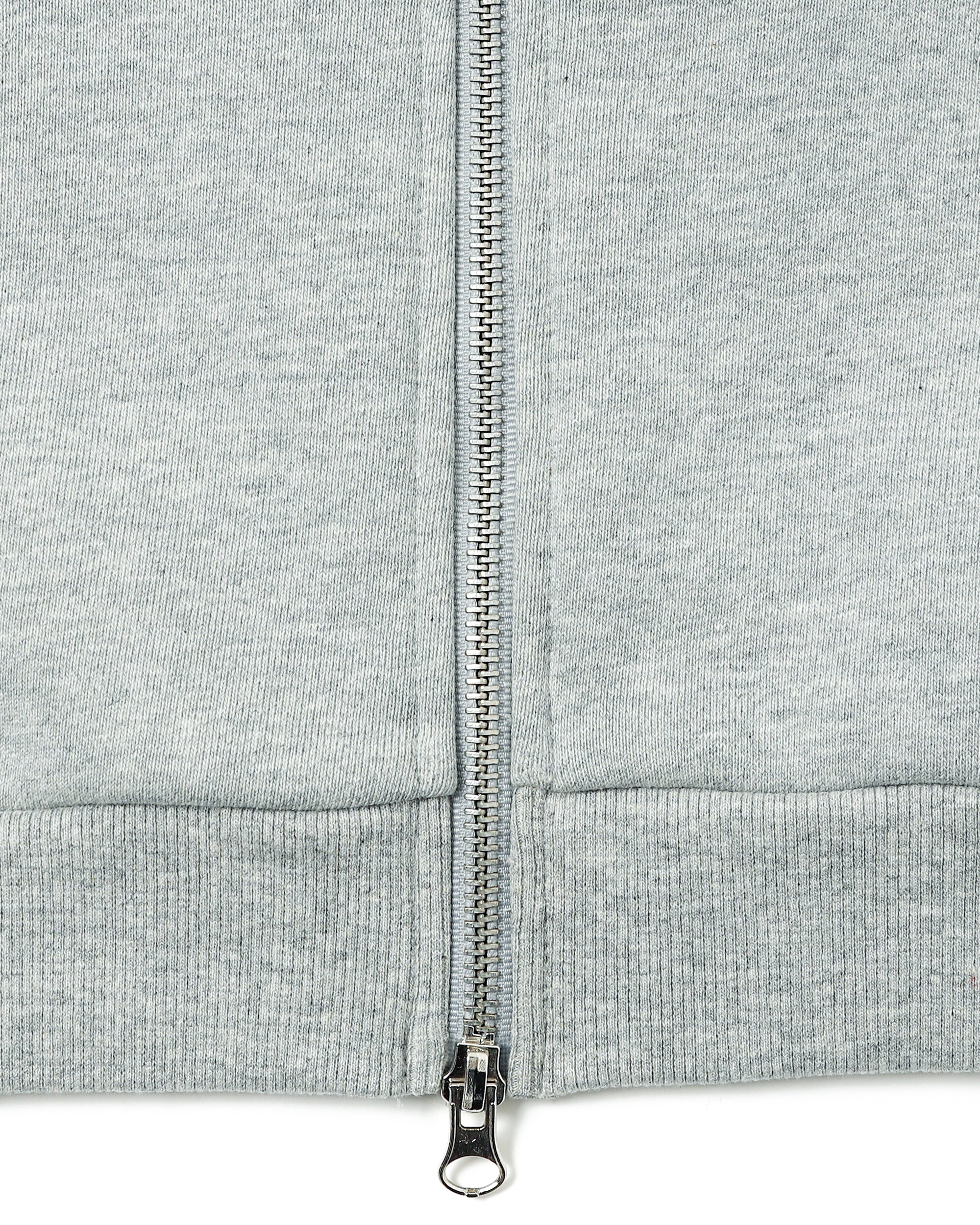 Lace zip sweatshirt