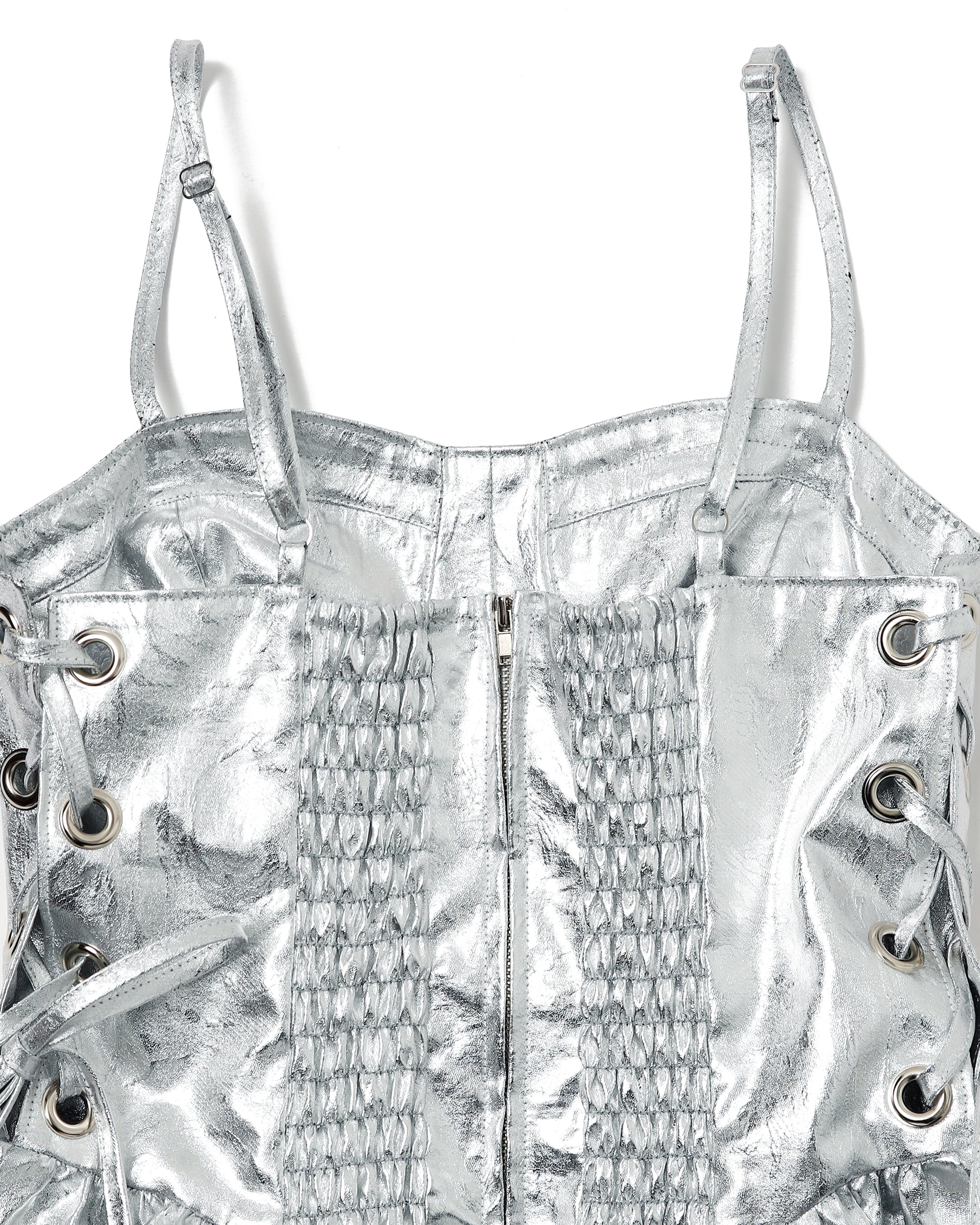 silver cami dress