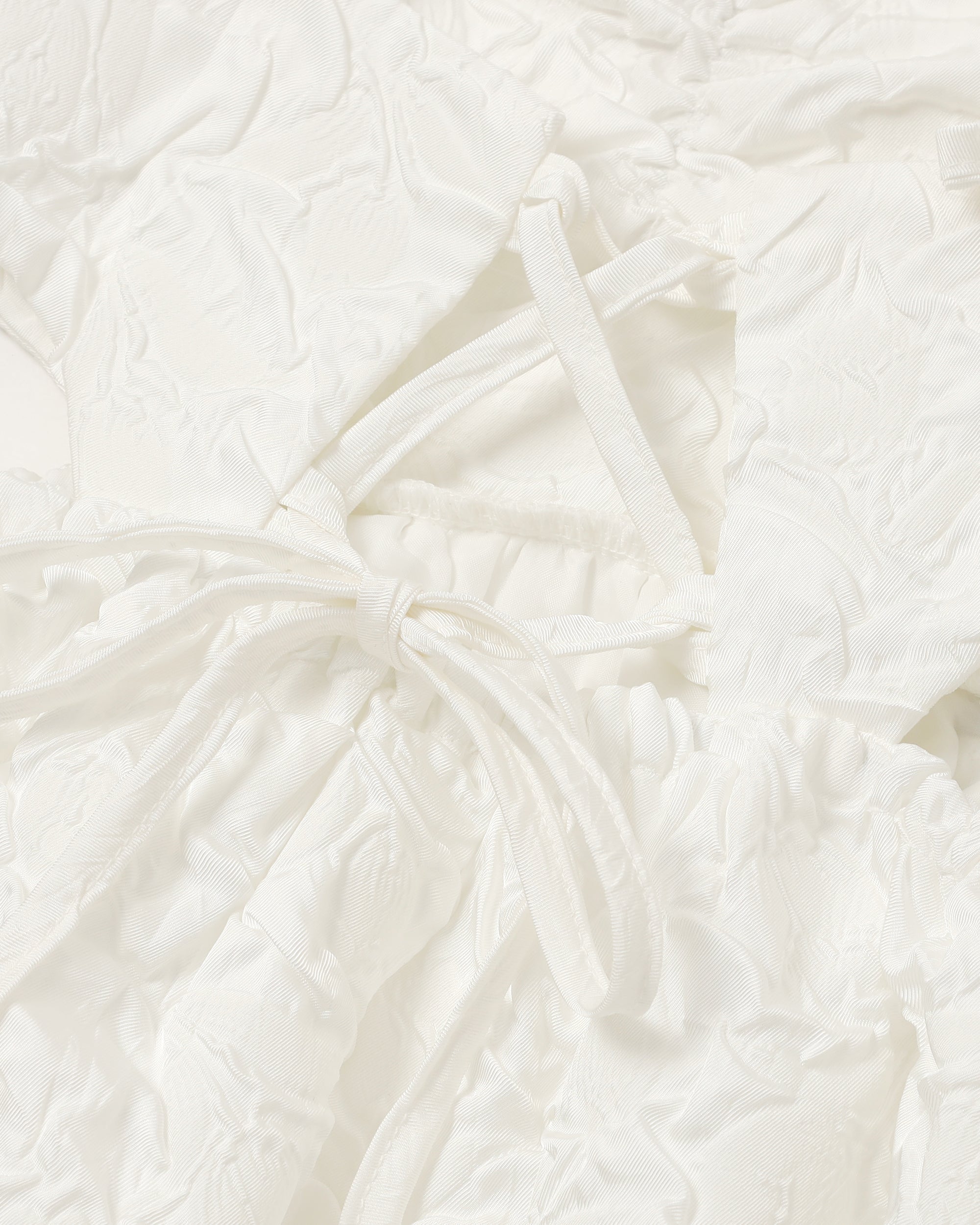 Balloon cami one-piece (White)