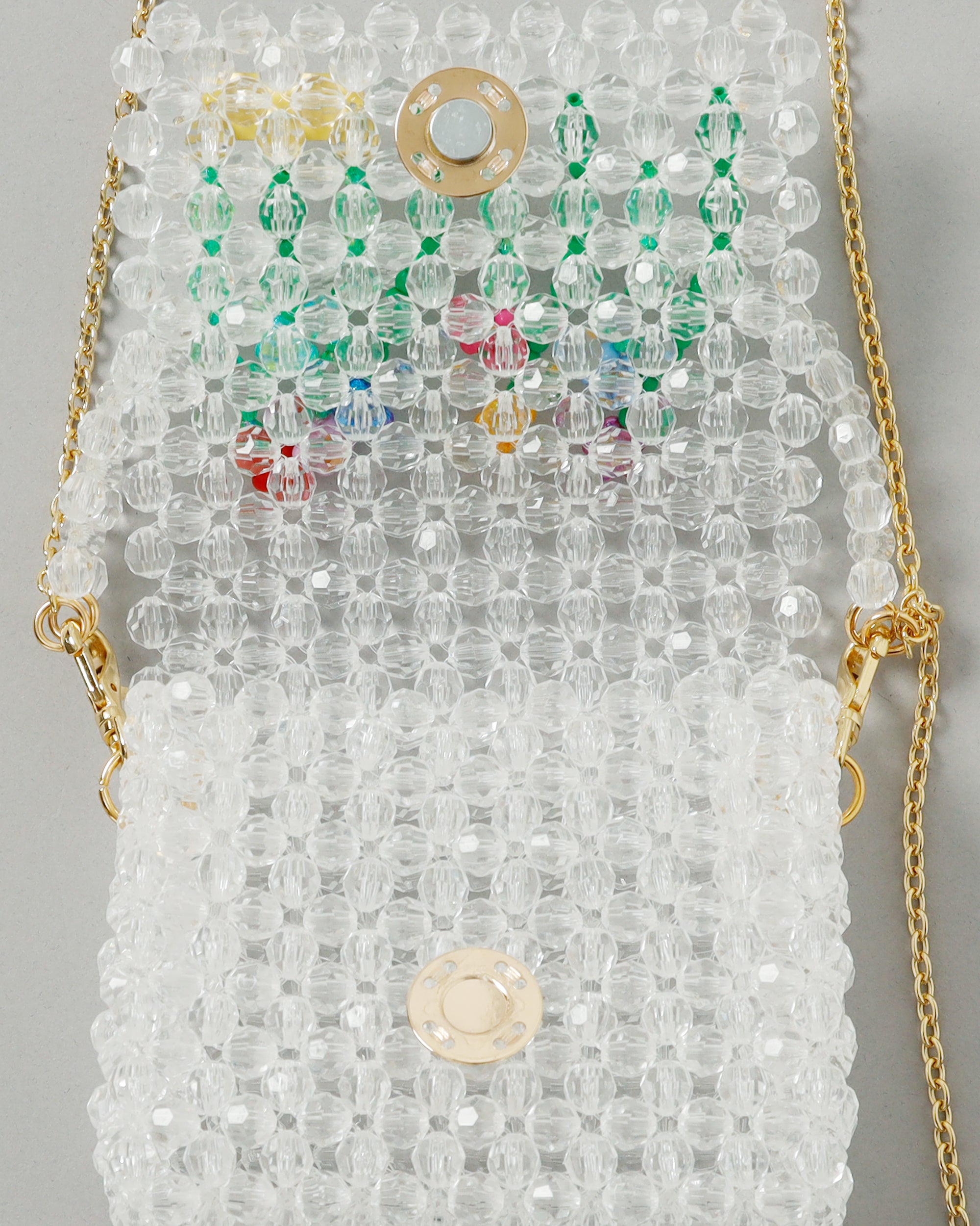 <b>TOOS</b><br>three way chain bag mini (flower)