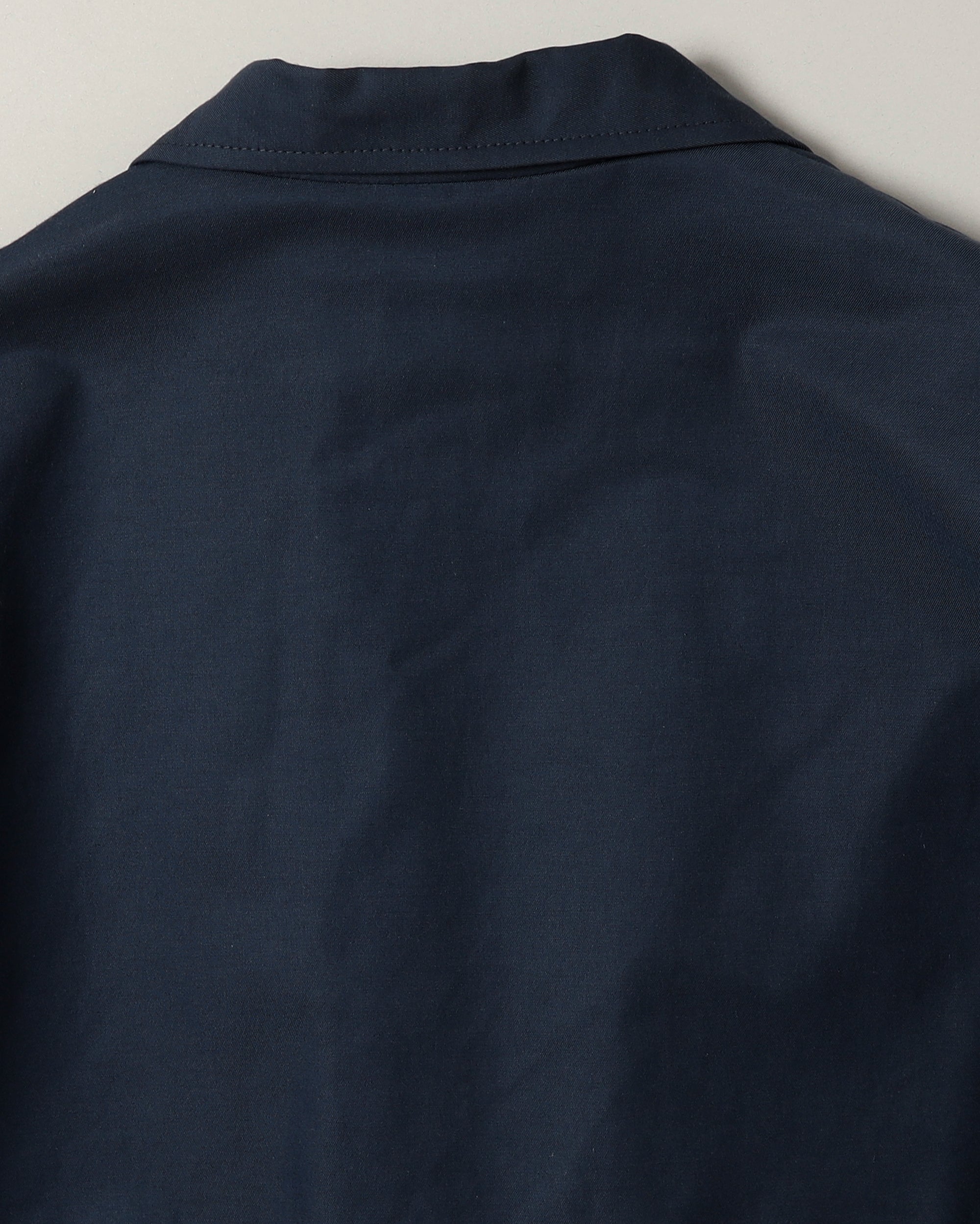 Balloon gather coat (navy)