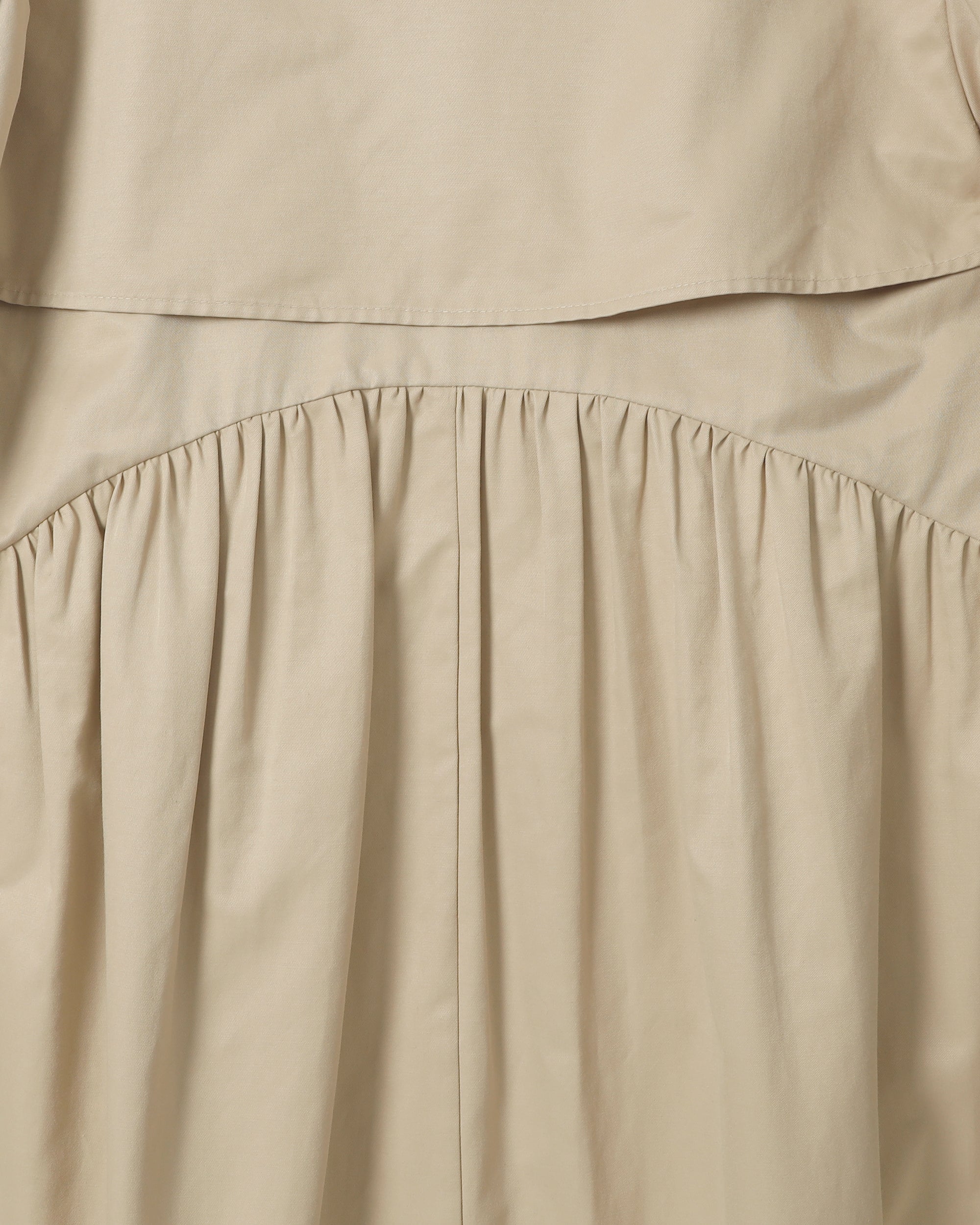 Balloon gather coat (beige)