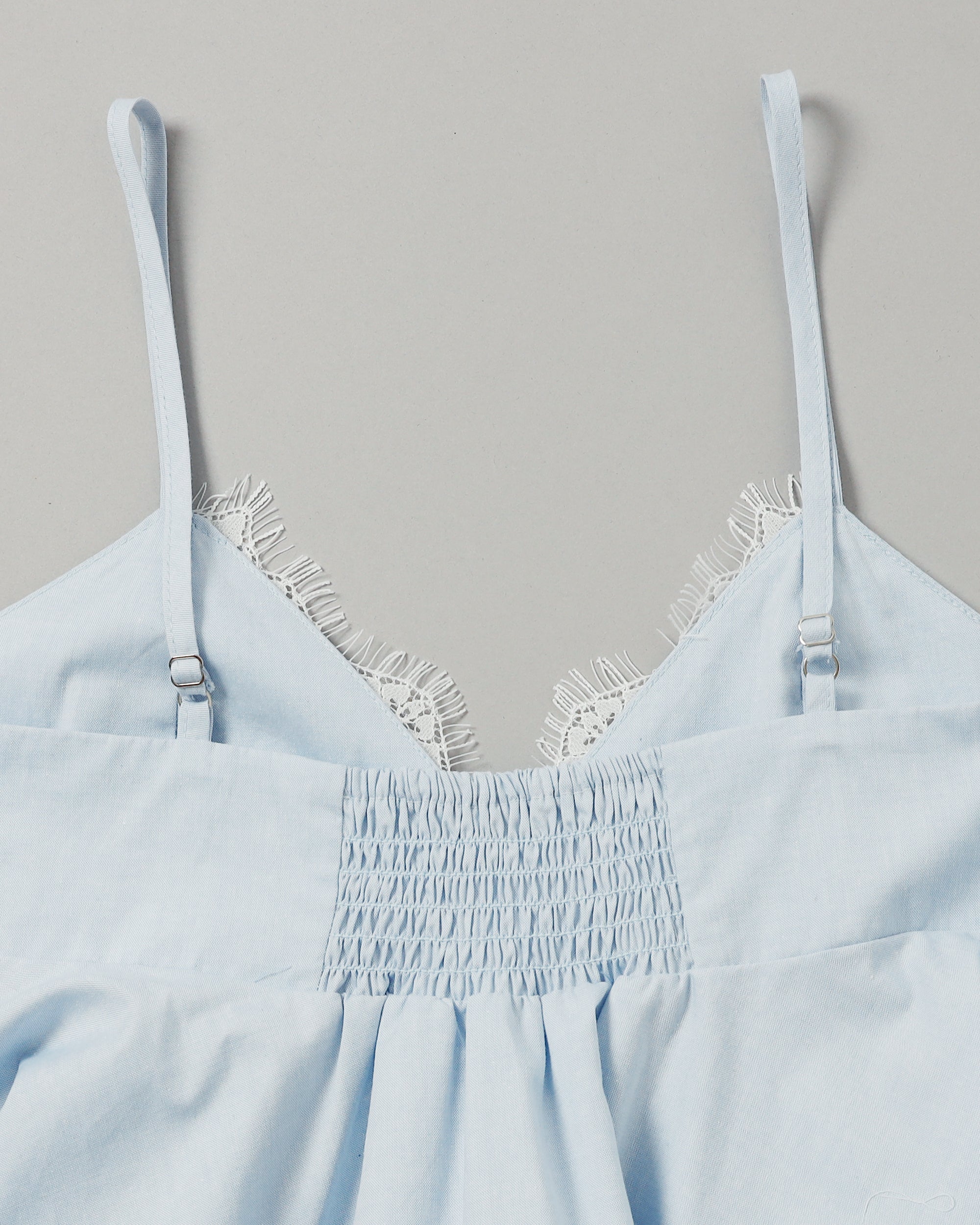 Handkerchief hem tunic (light blue)