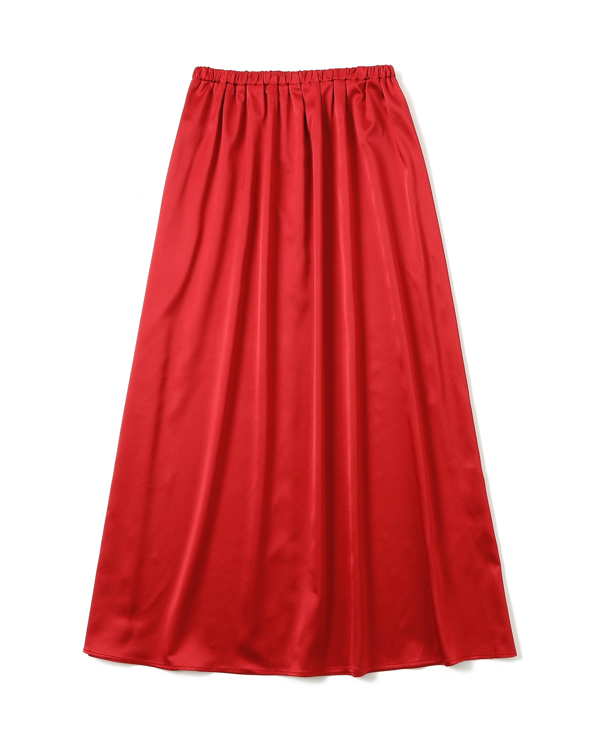 Shirring tulle skirt (blue / bordeaux)