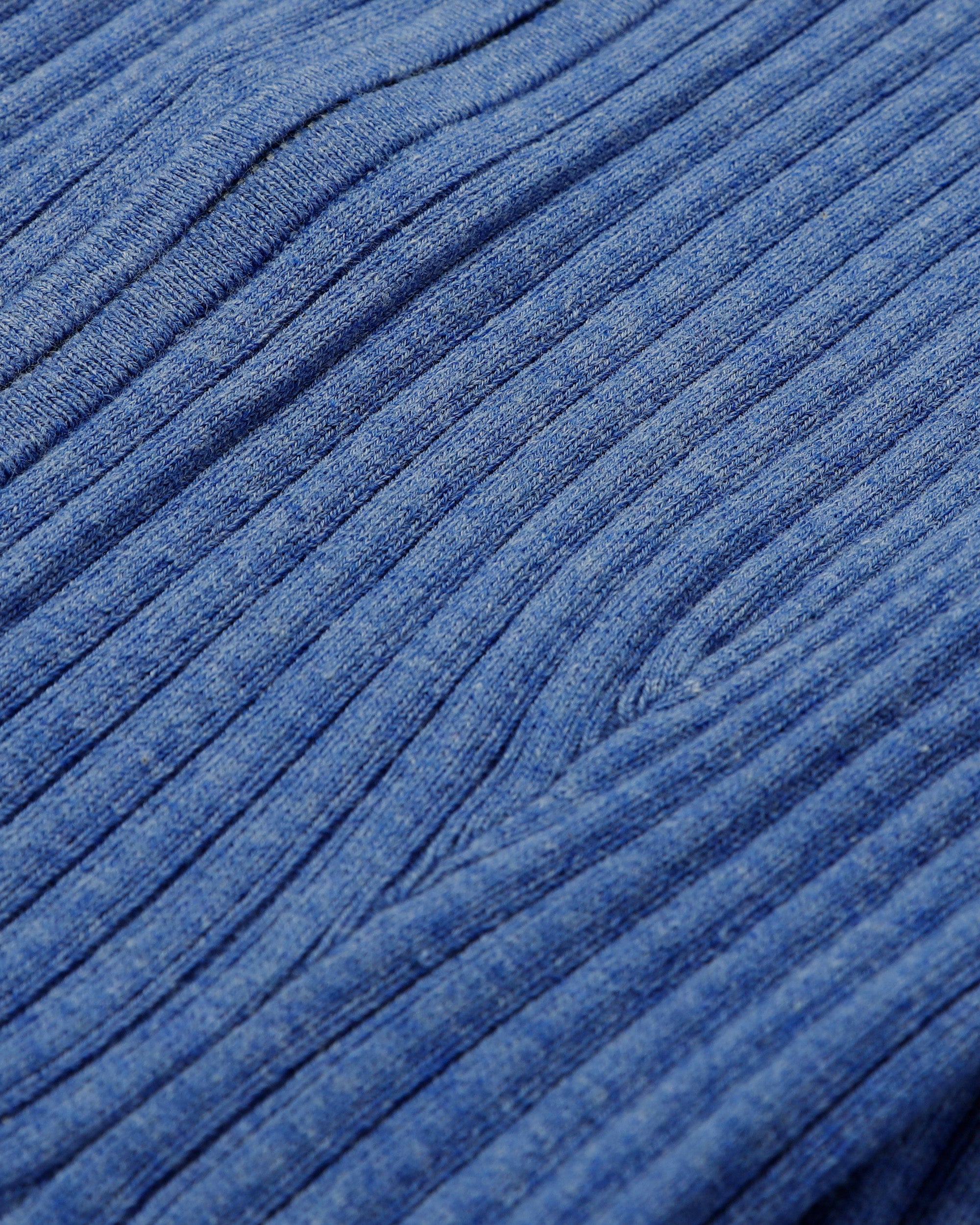 Garter cut rib zip top (high-neck)