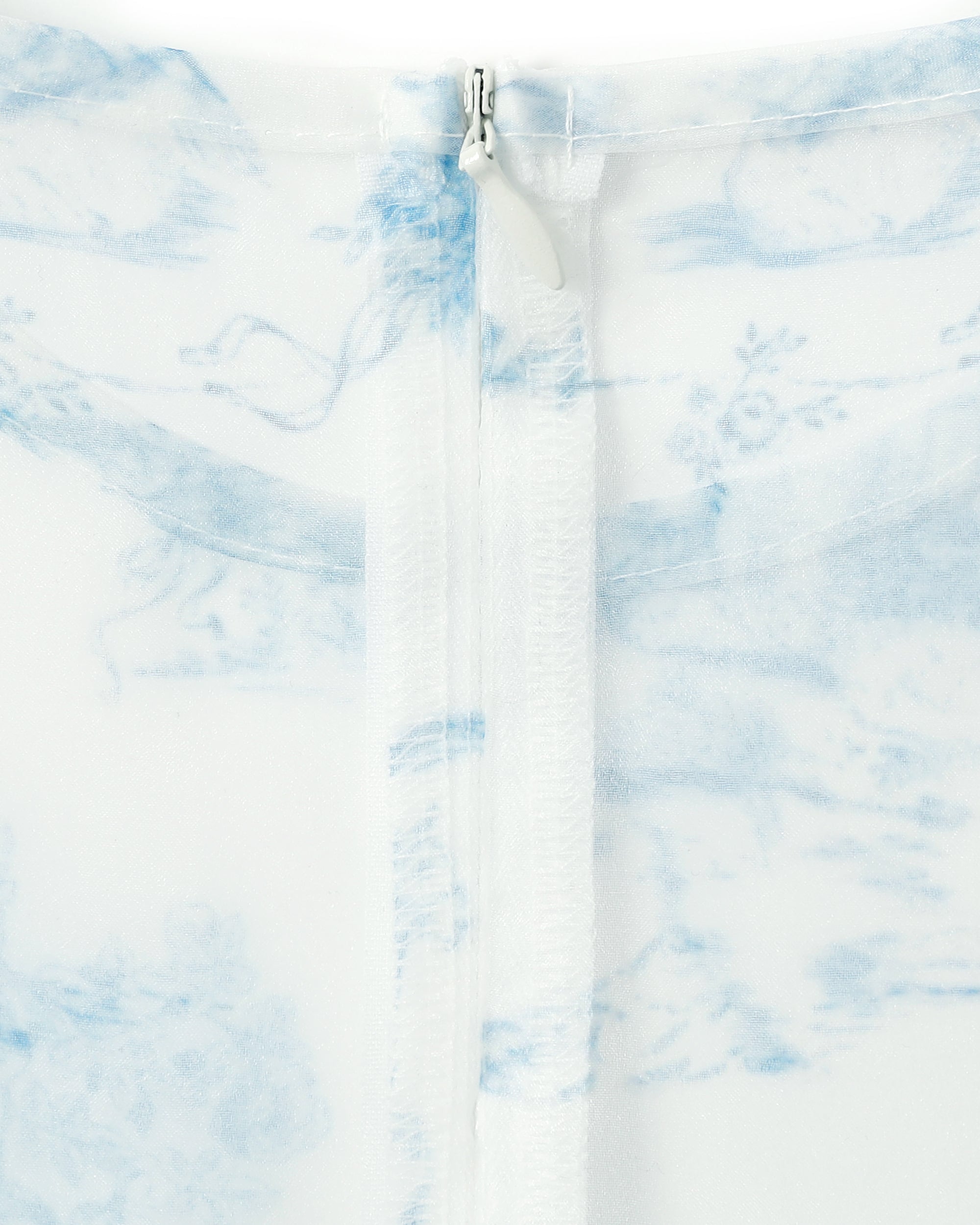 Toile de Jouy organdy shirring tunic