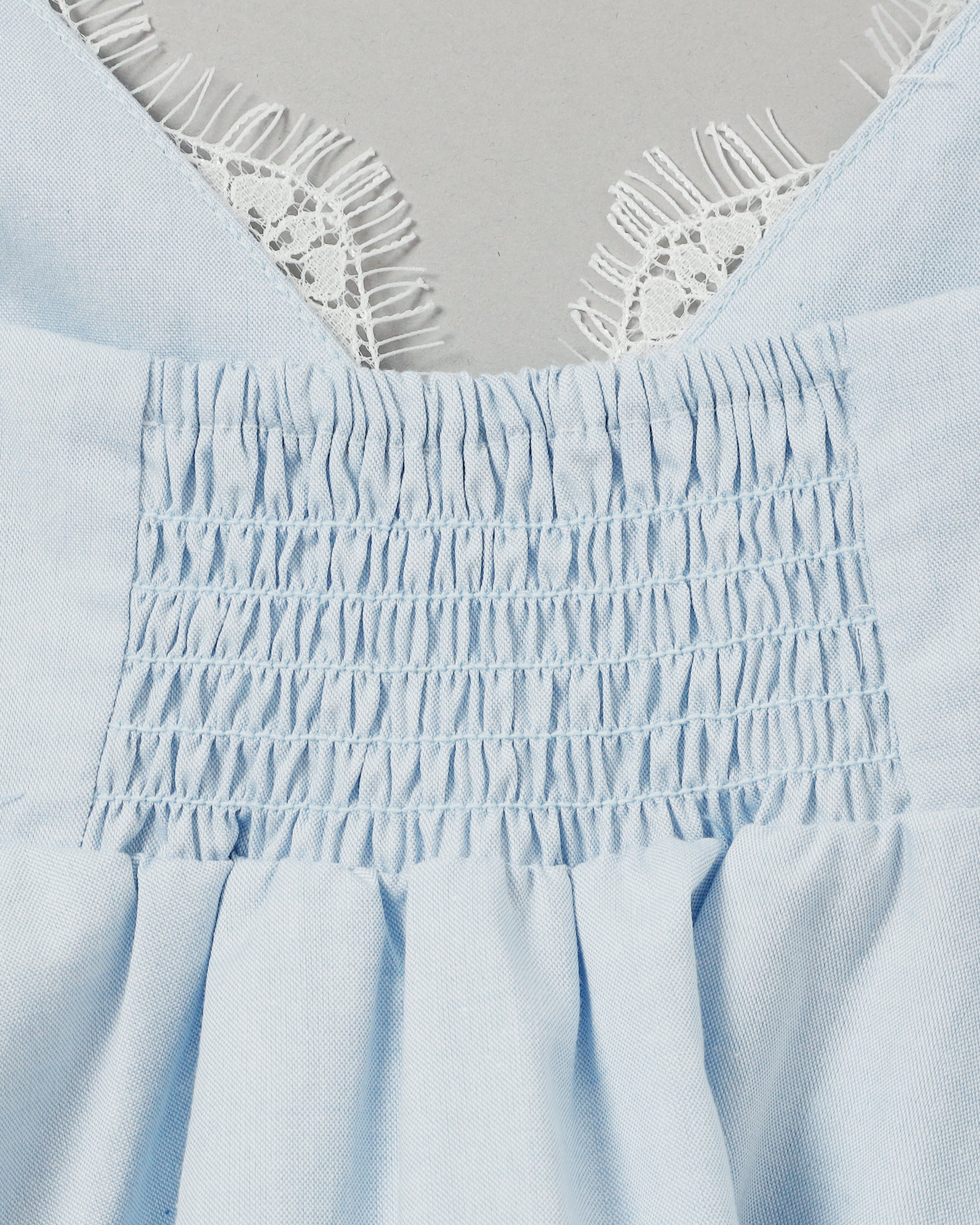 Handkerchief hem tunic (light blue)