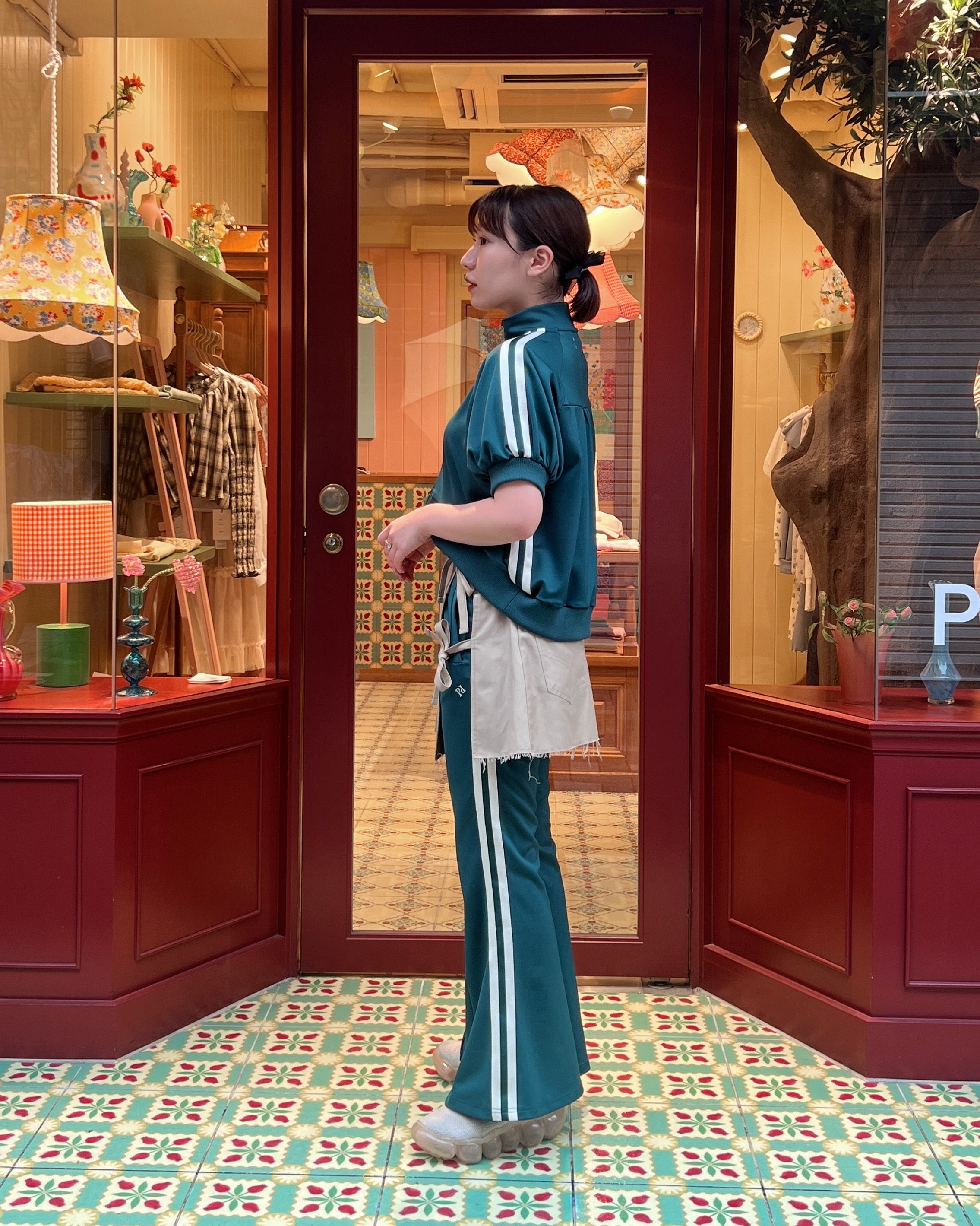 Pleats wrap mini skirts