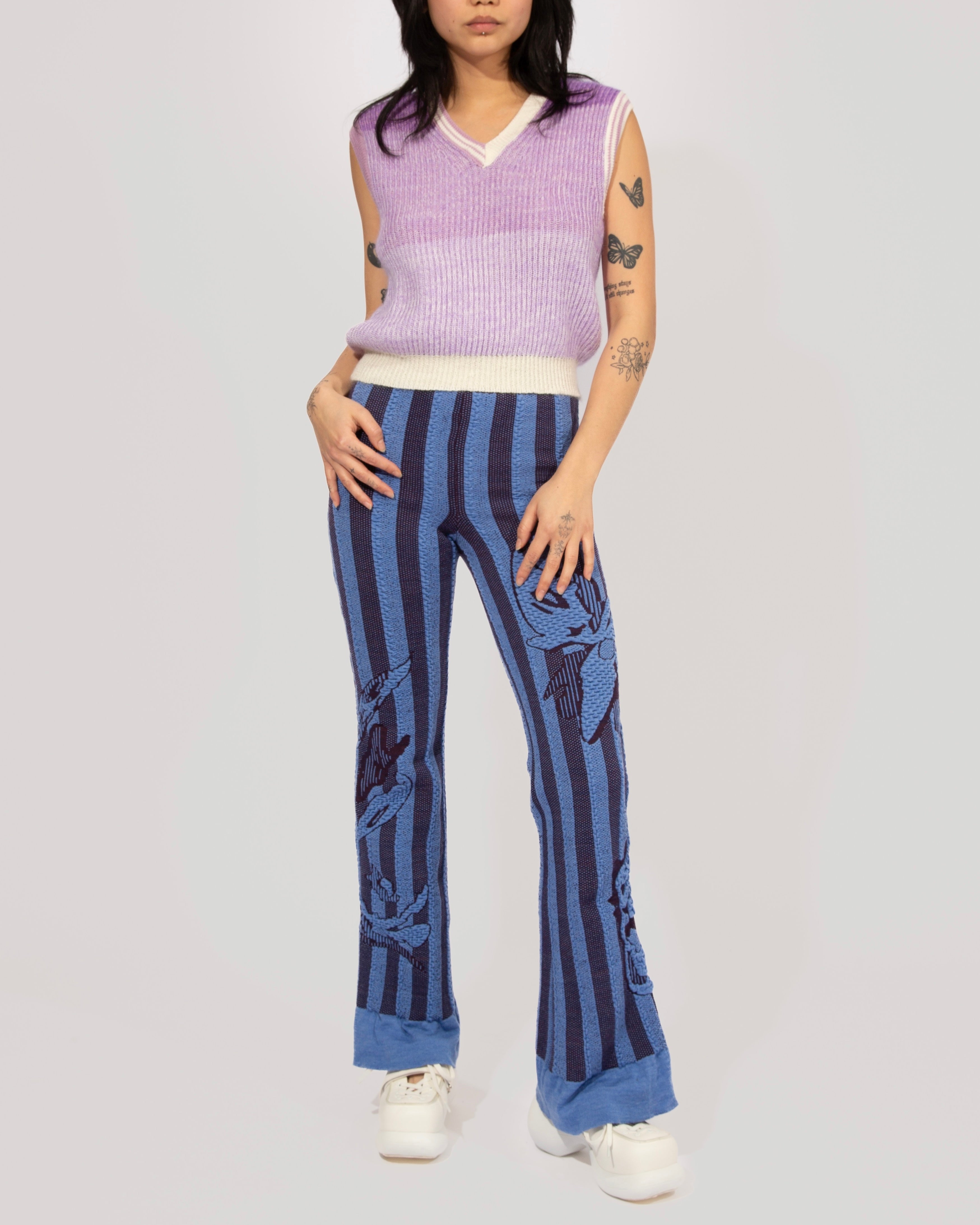 <b>Nadia Wire</b><br>sea bloom trouser / purple
