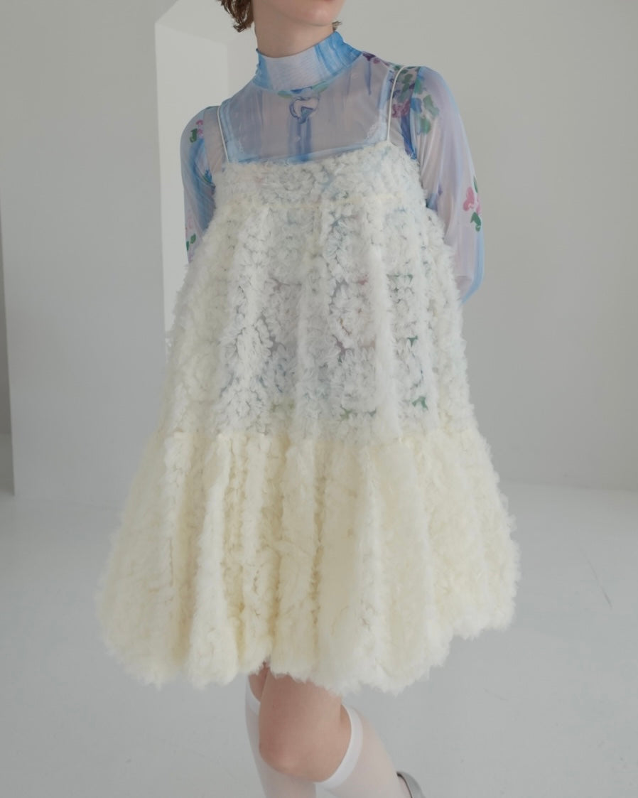 Tulle balloon tunic