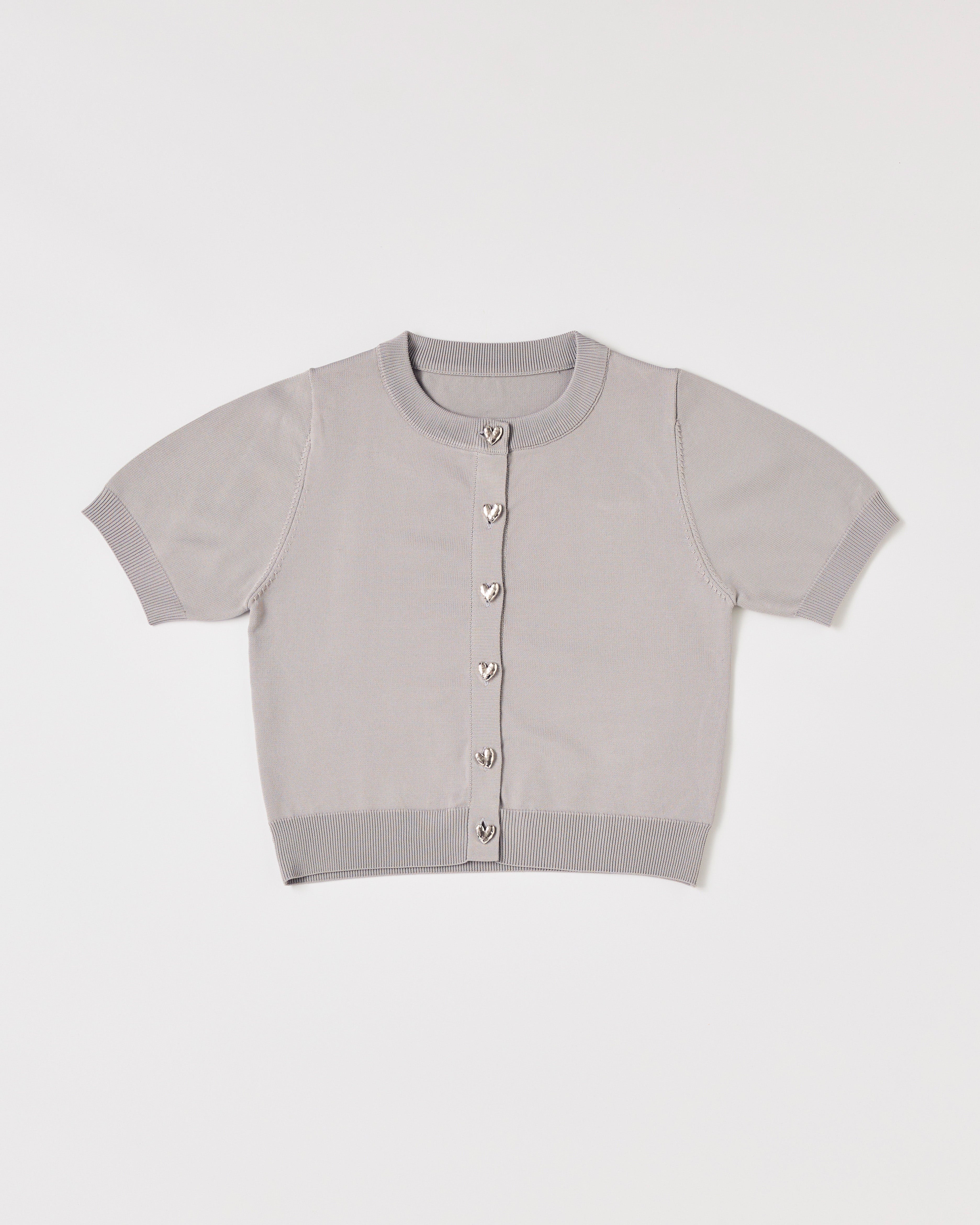 Heart button cardigan