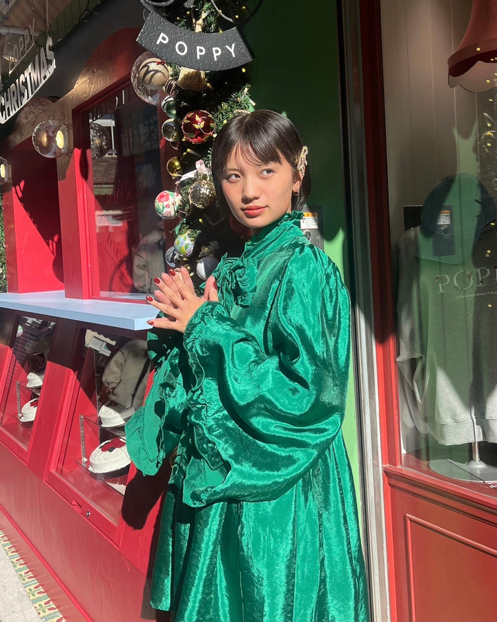 ワンピース emerald bow mini dress sister jane 】Emerald Bow Mini Dress