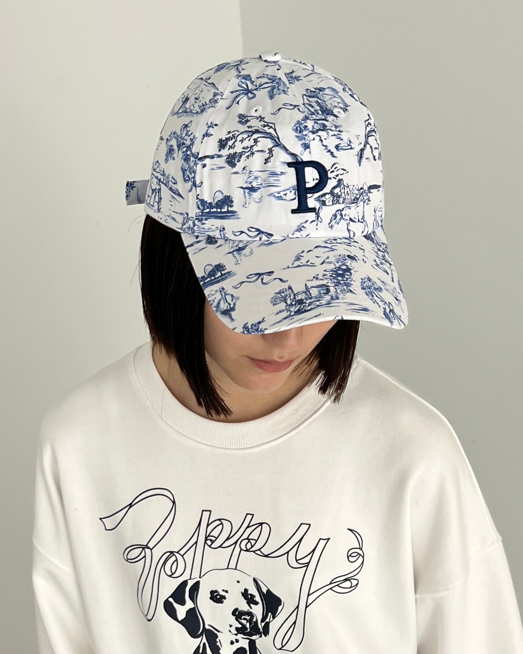 Toile de Jouy cap