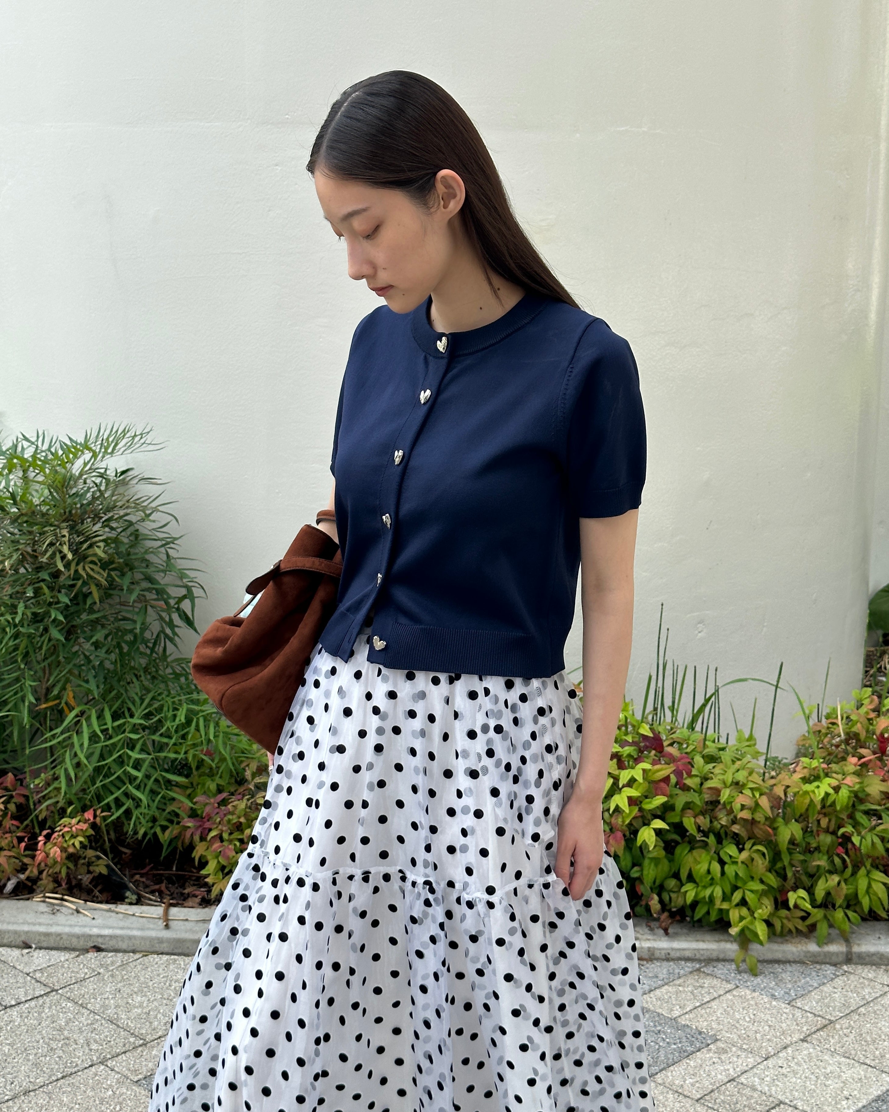 Heart button cardigan