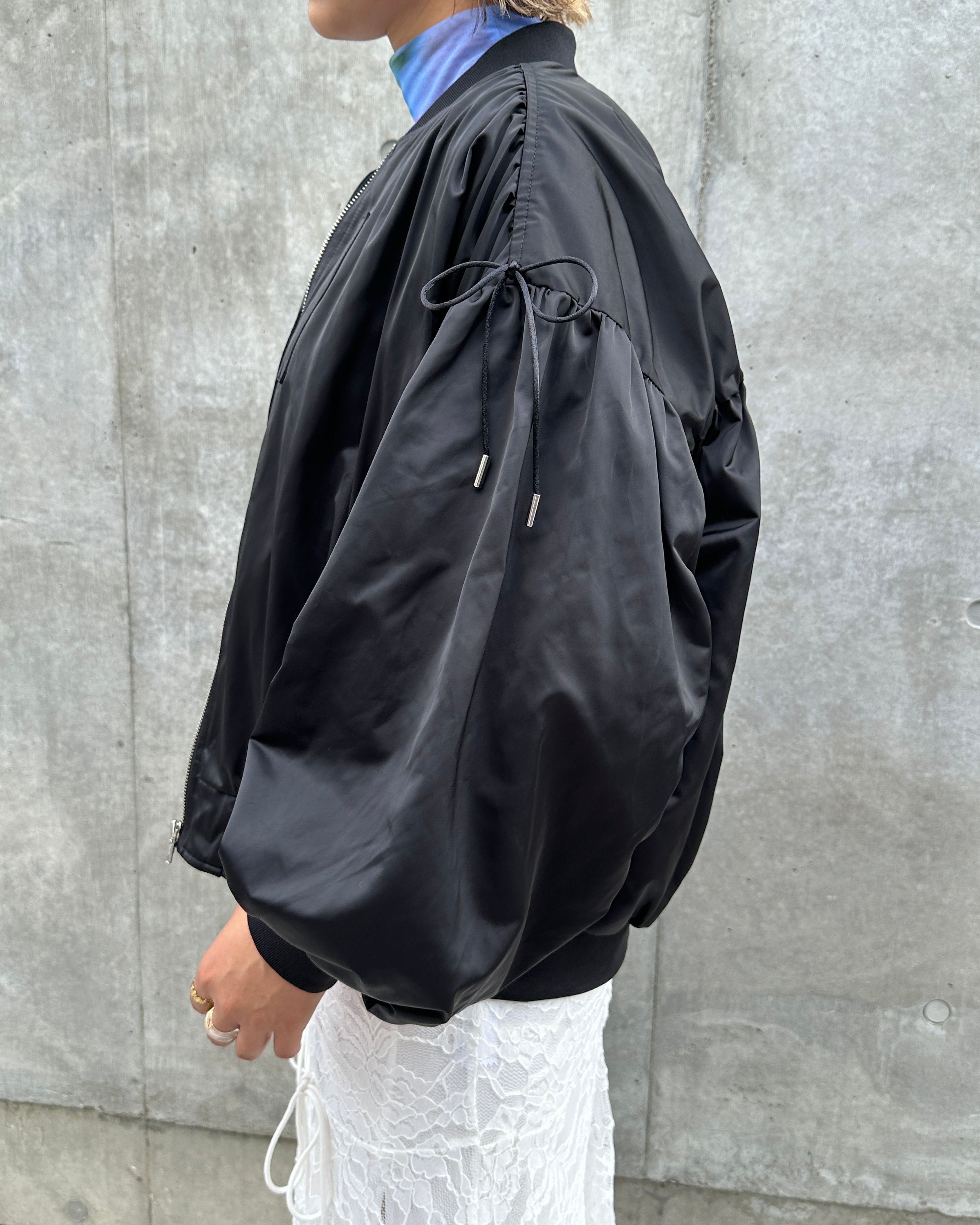 Gather ribbon MA-1 (black)