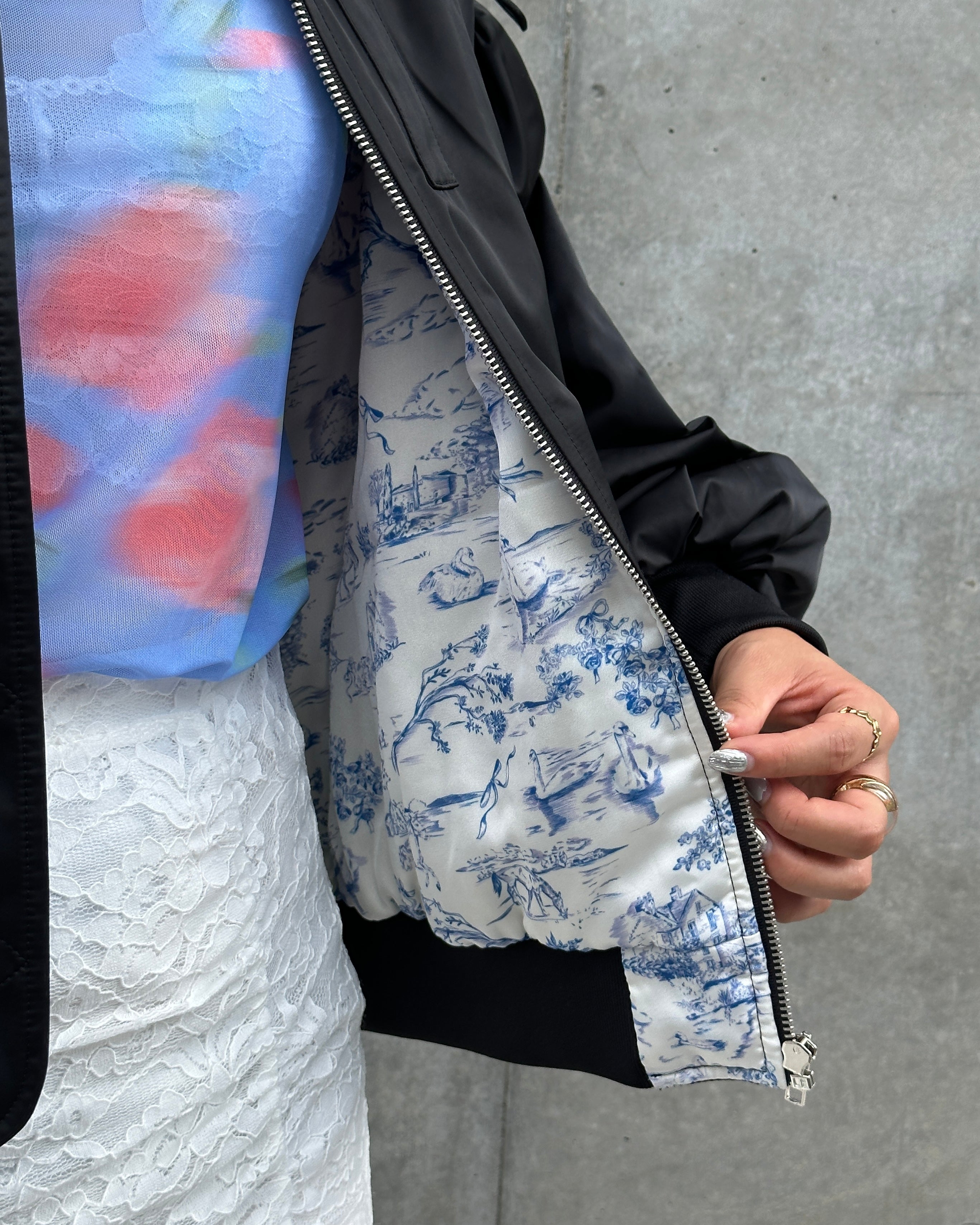 Gather ribbon MA-1 (black)