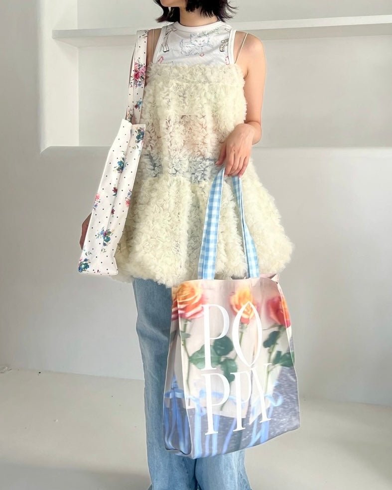 Photo ROSES Blue tote bag