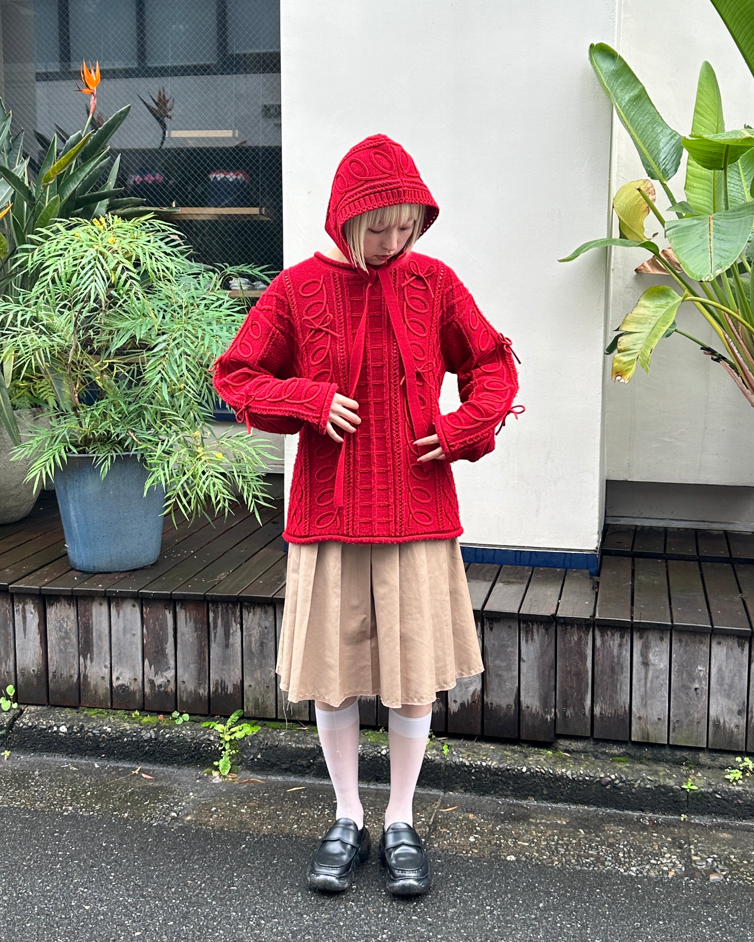 Kurukuru knit bonnet