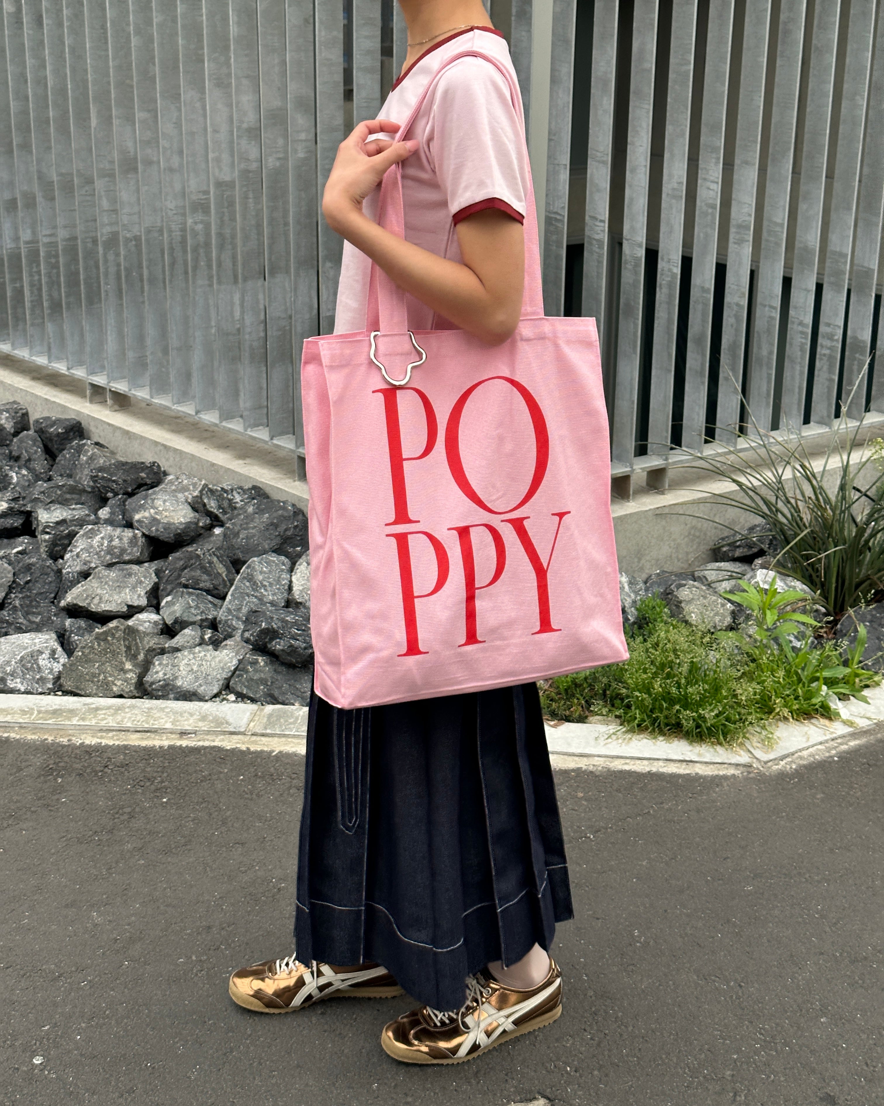 Logo tote bag (pink)