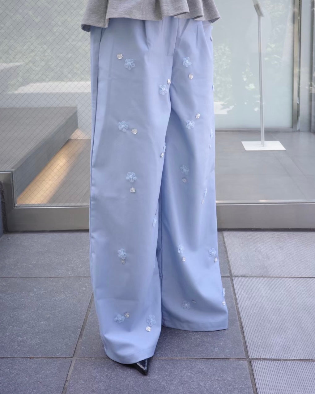 Sister Jane Cornflower Embellished Trousers