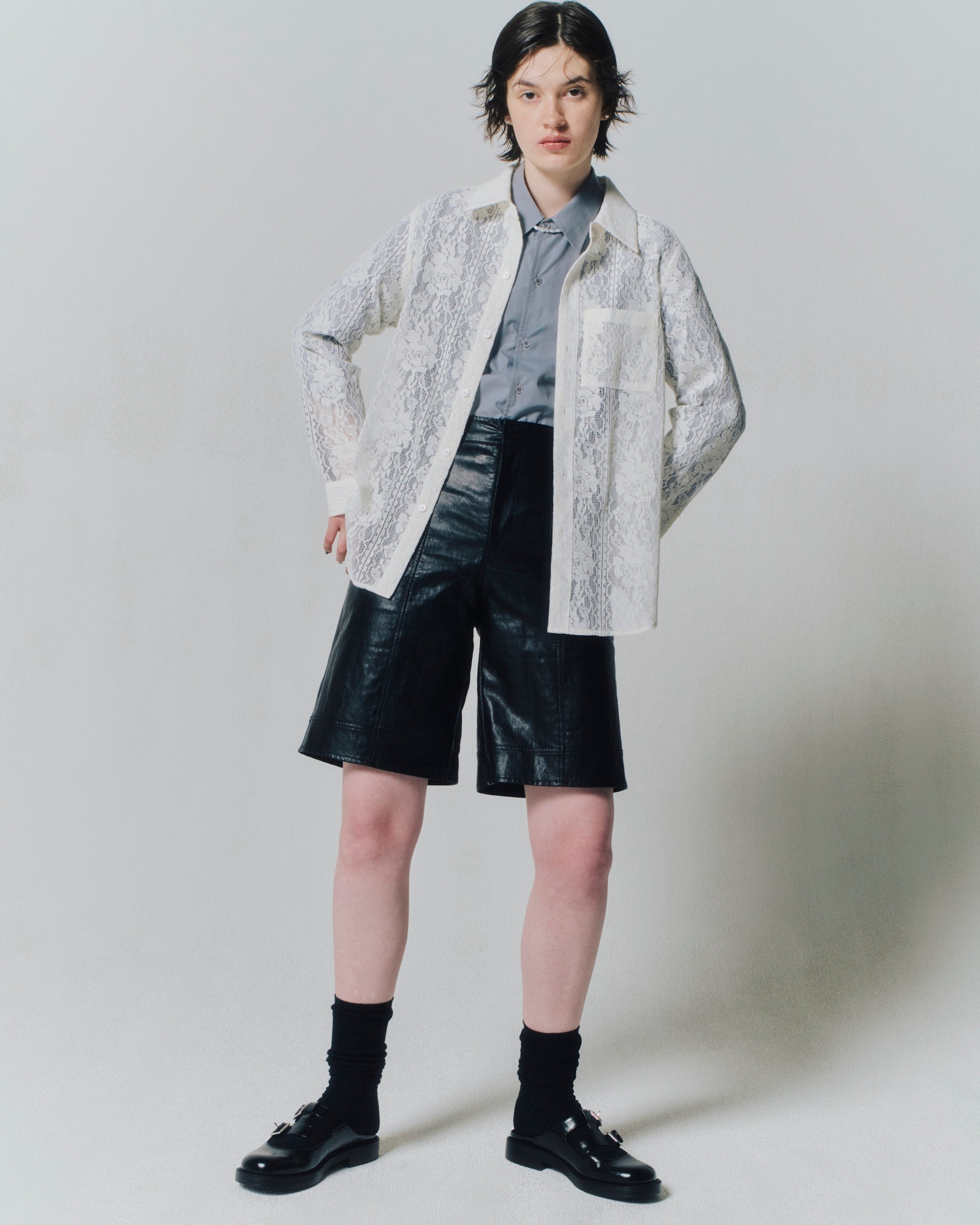 GOOD ELEGANCEアンティークシャツ レトロモダン 華やか古着 透け感 VINTAGE - GOOD ELEGANCEアンティークシャツ レトロモダン 華やか古着