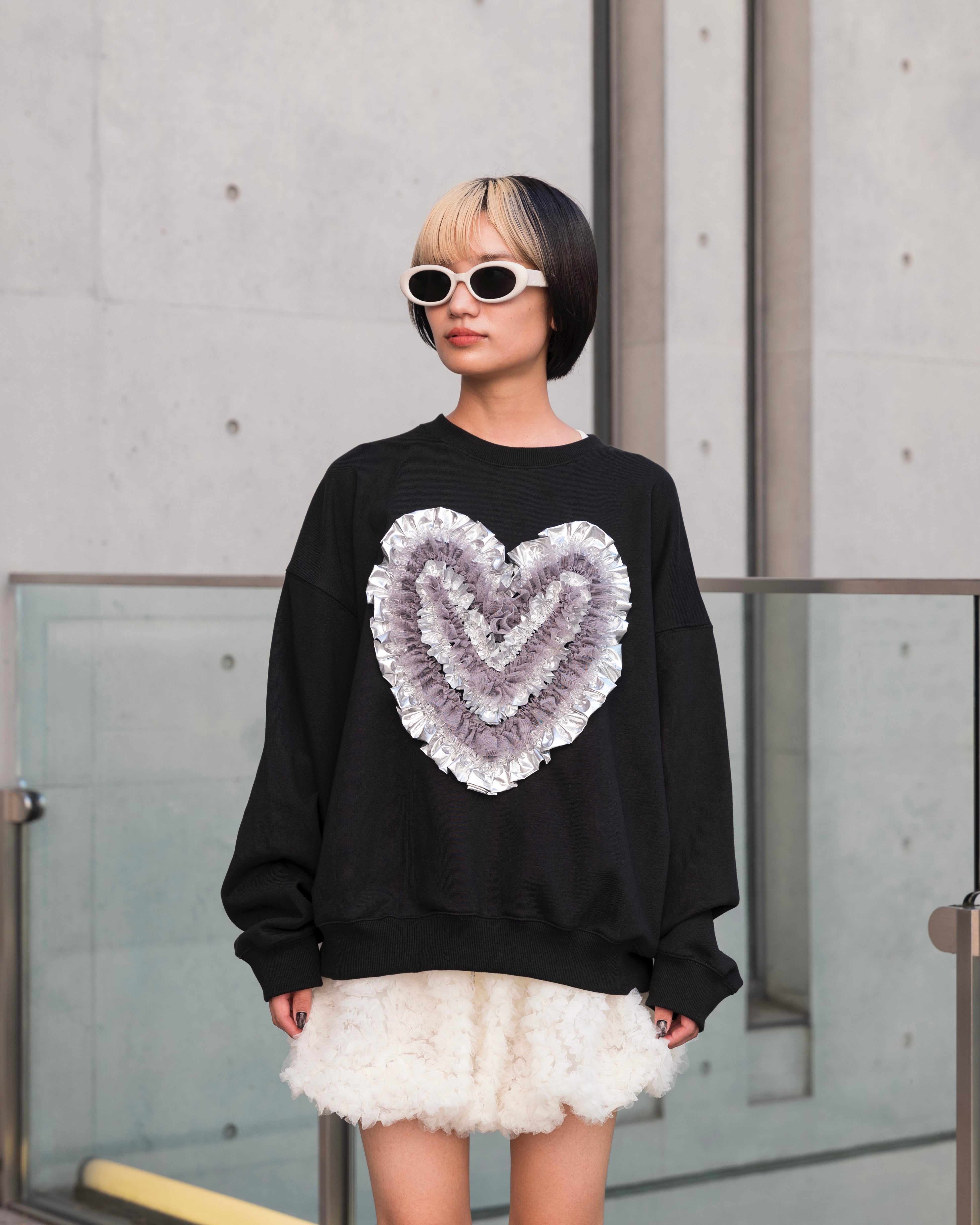 Tulle balloon mini skirt