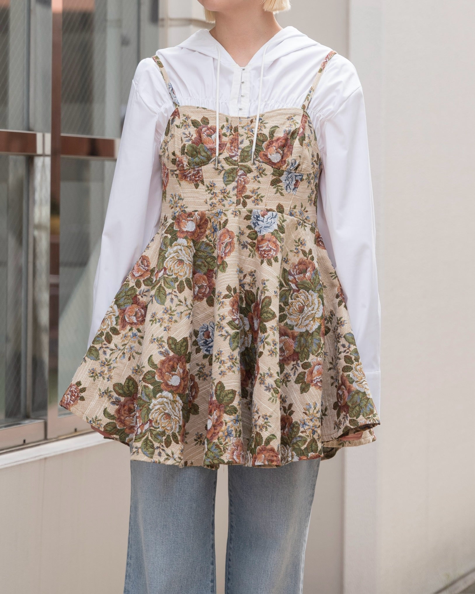 Gobelin pattern cami tunic